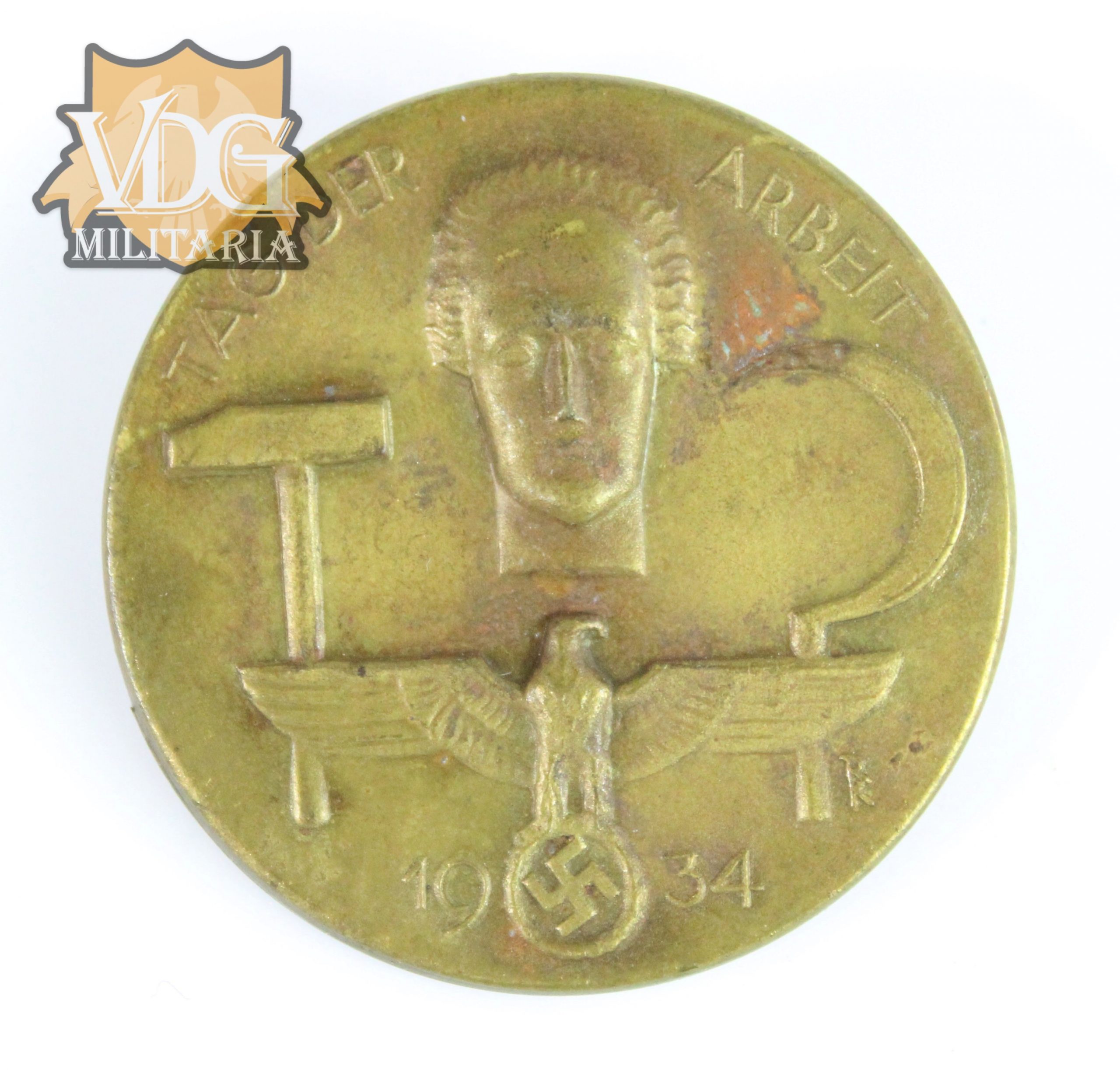 WW2 German Tag der Arbeit 1934 Tinnie