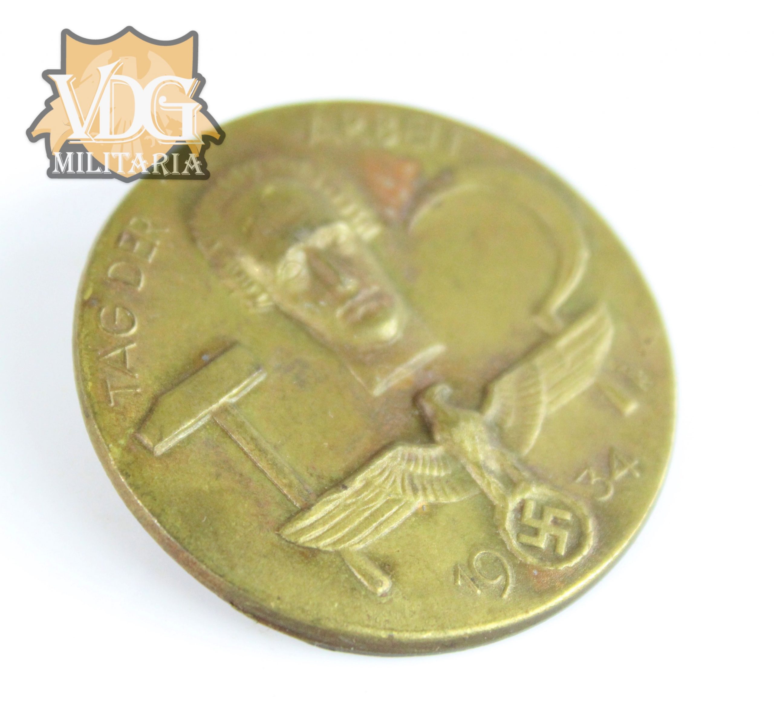 WW2 German Tag der Arbeit 1934 Tinnie - Image 4
