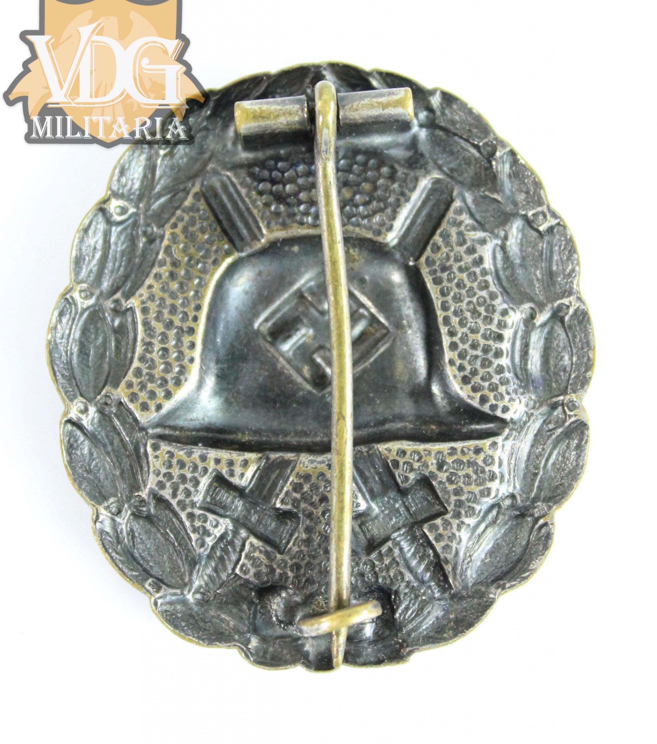 WW2 German 1936 Pattern Wound Badge in Black - Image 2