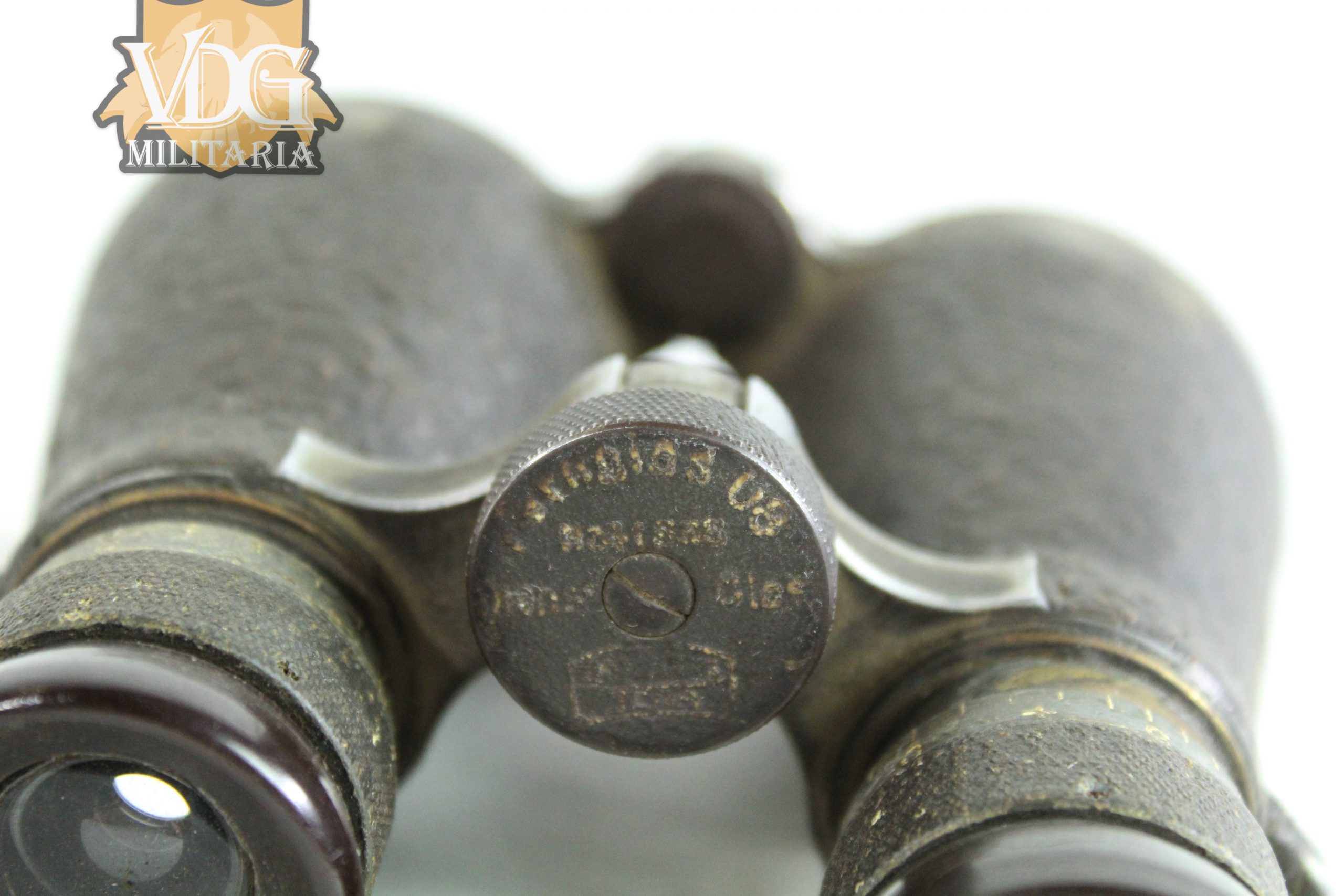 WW1 German Fernglas 08 Field Binoculars with Original Case - Image 7