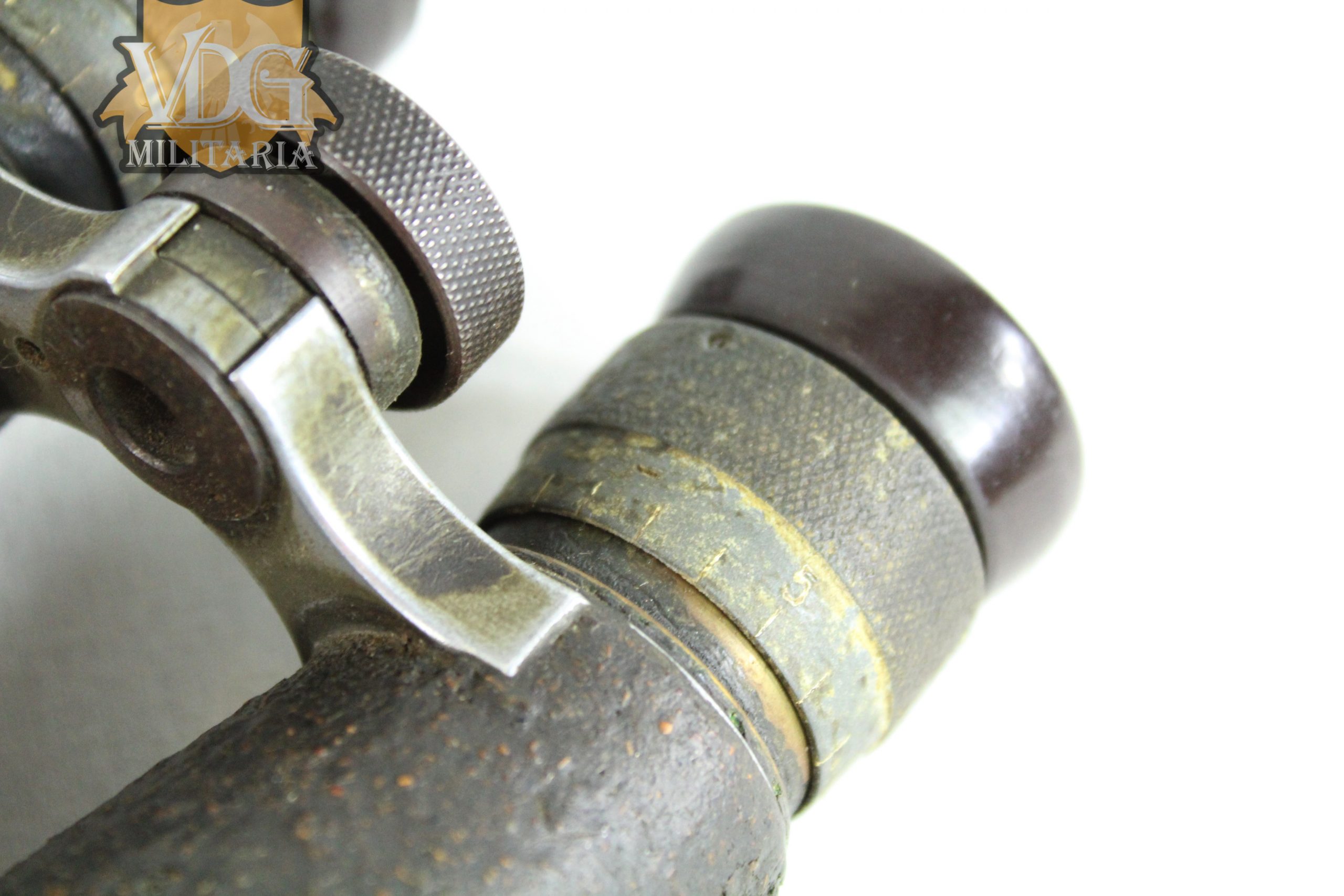 WW1 German Fernglas 08 Field Binoculars with Original Case - Image 9