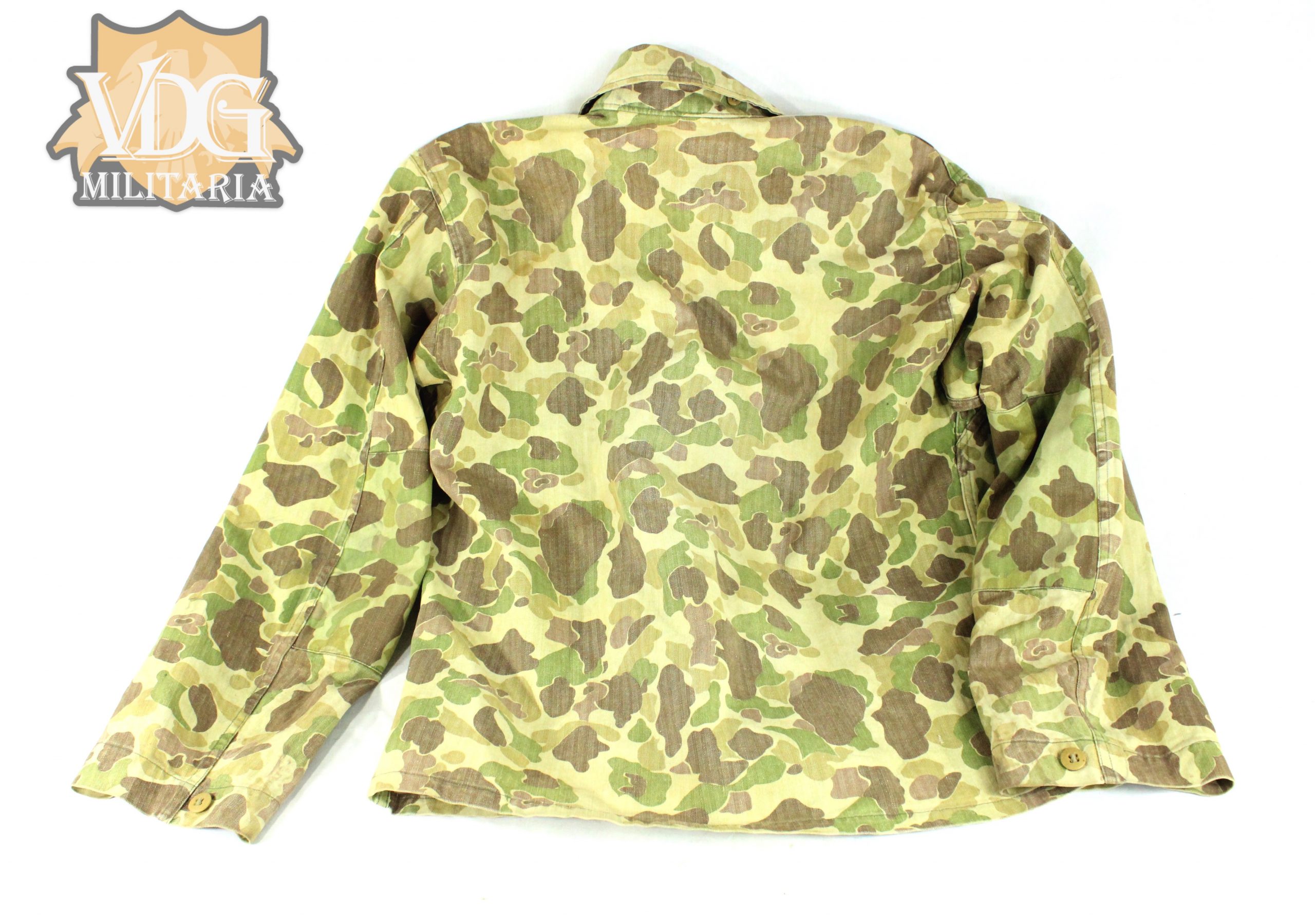 WW2 US Army Camouflage HBT Jacket - Image 2