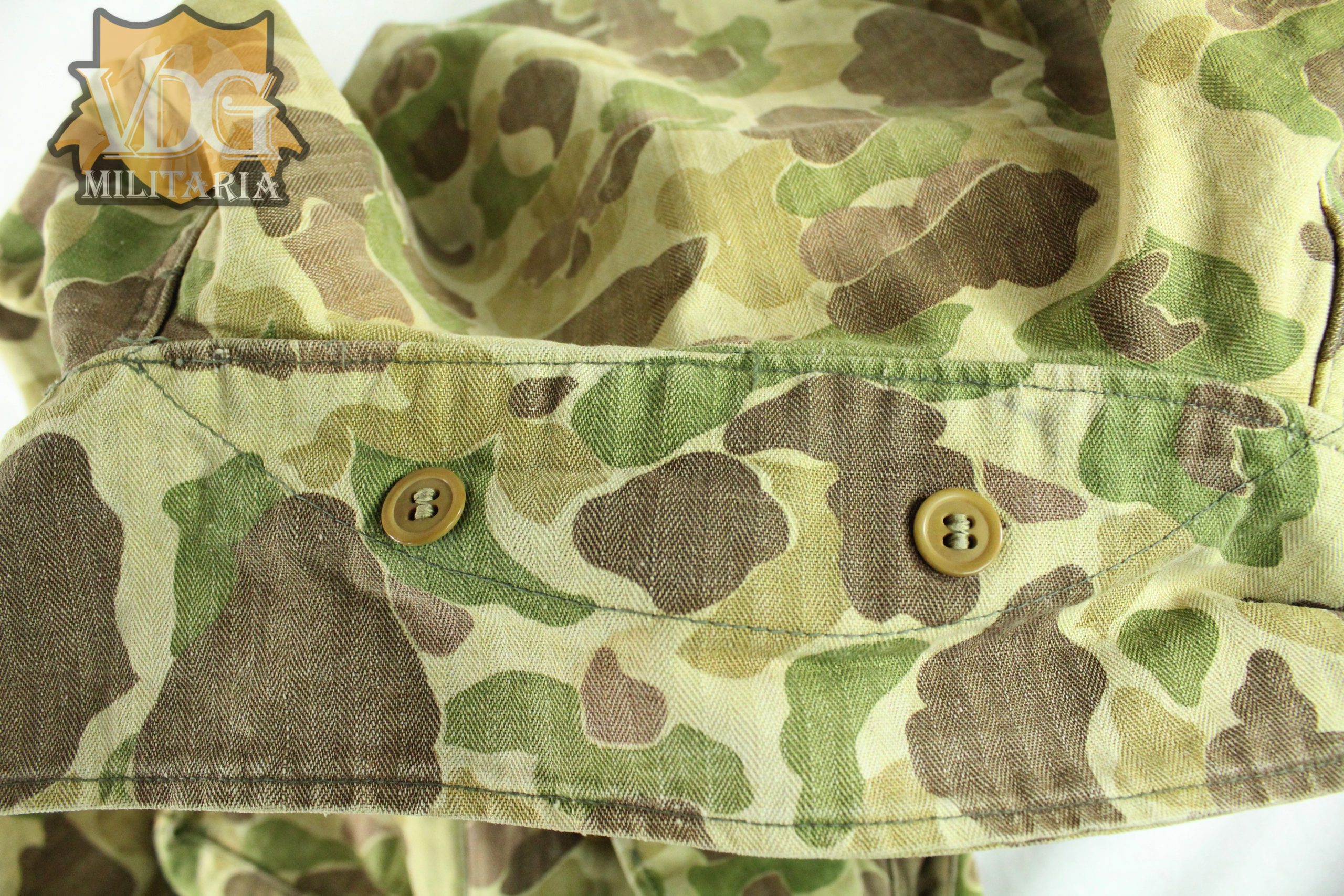 WW2 US Army Camouflage HBT Jacket - Image 7