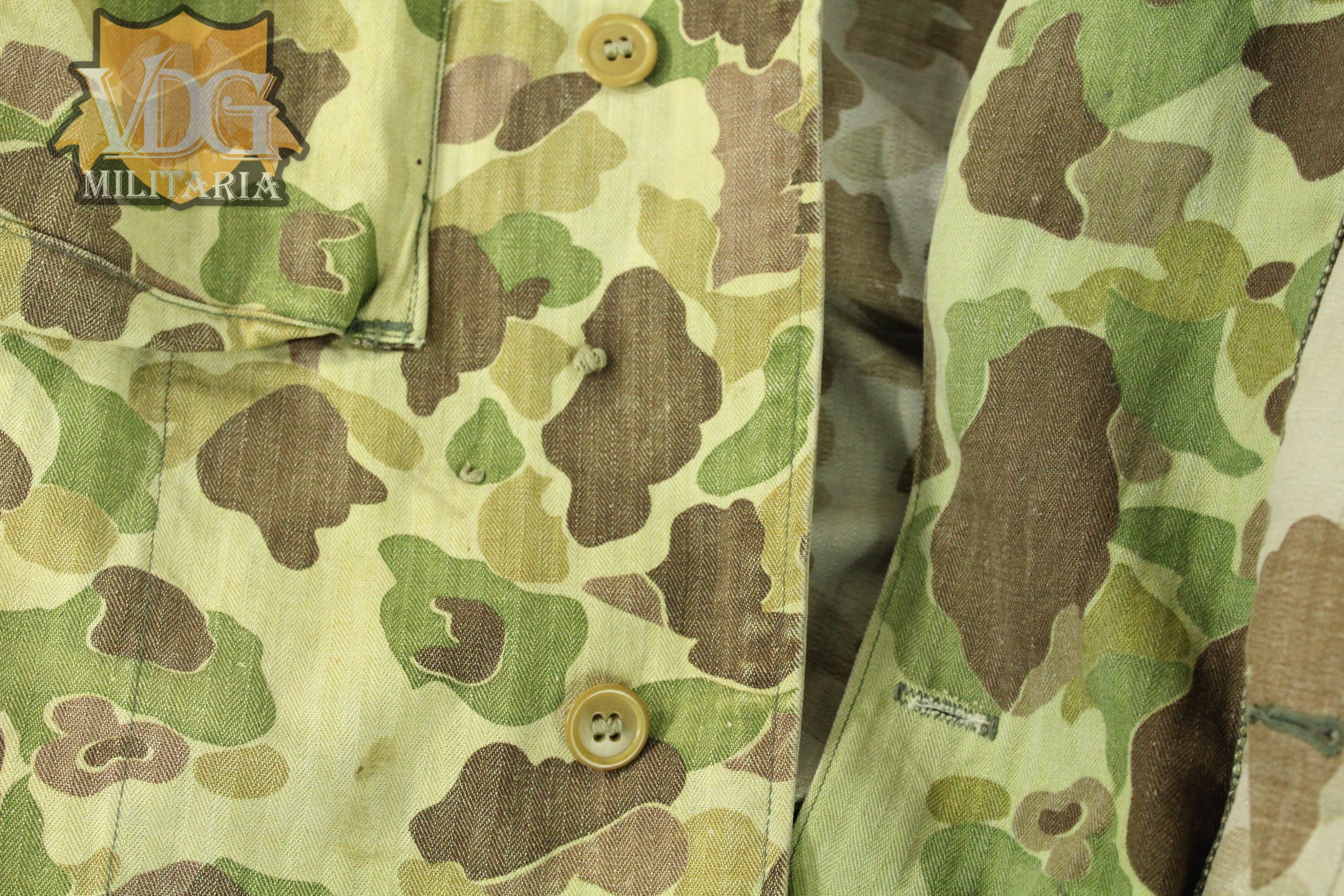 WW2 US Army Camouflage HBT Jacket - Image 8