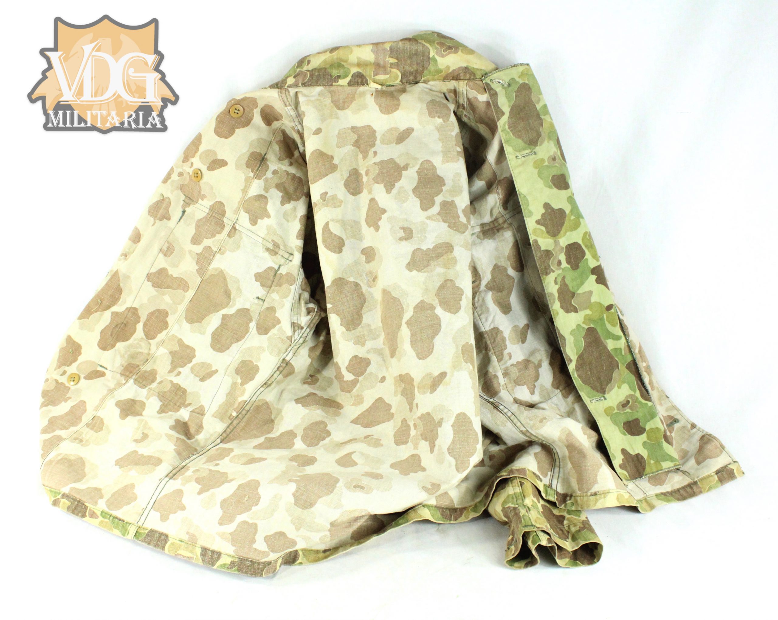 WW2 US Army Camouflage HBT Jacket - Image 10
