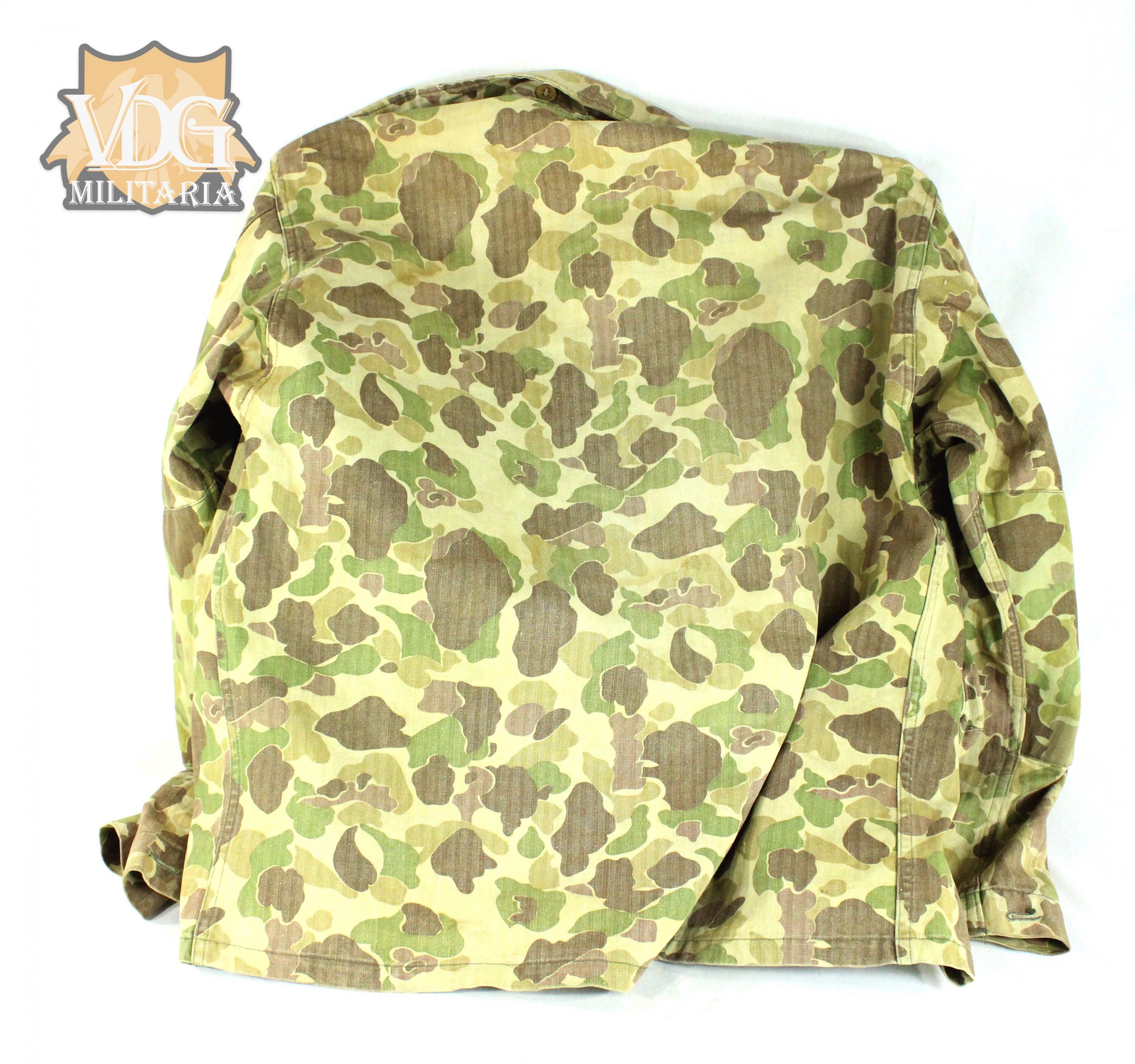 WW2 US Army Camouflage HBT Jacket - Image 11