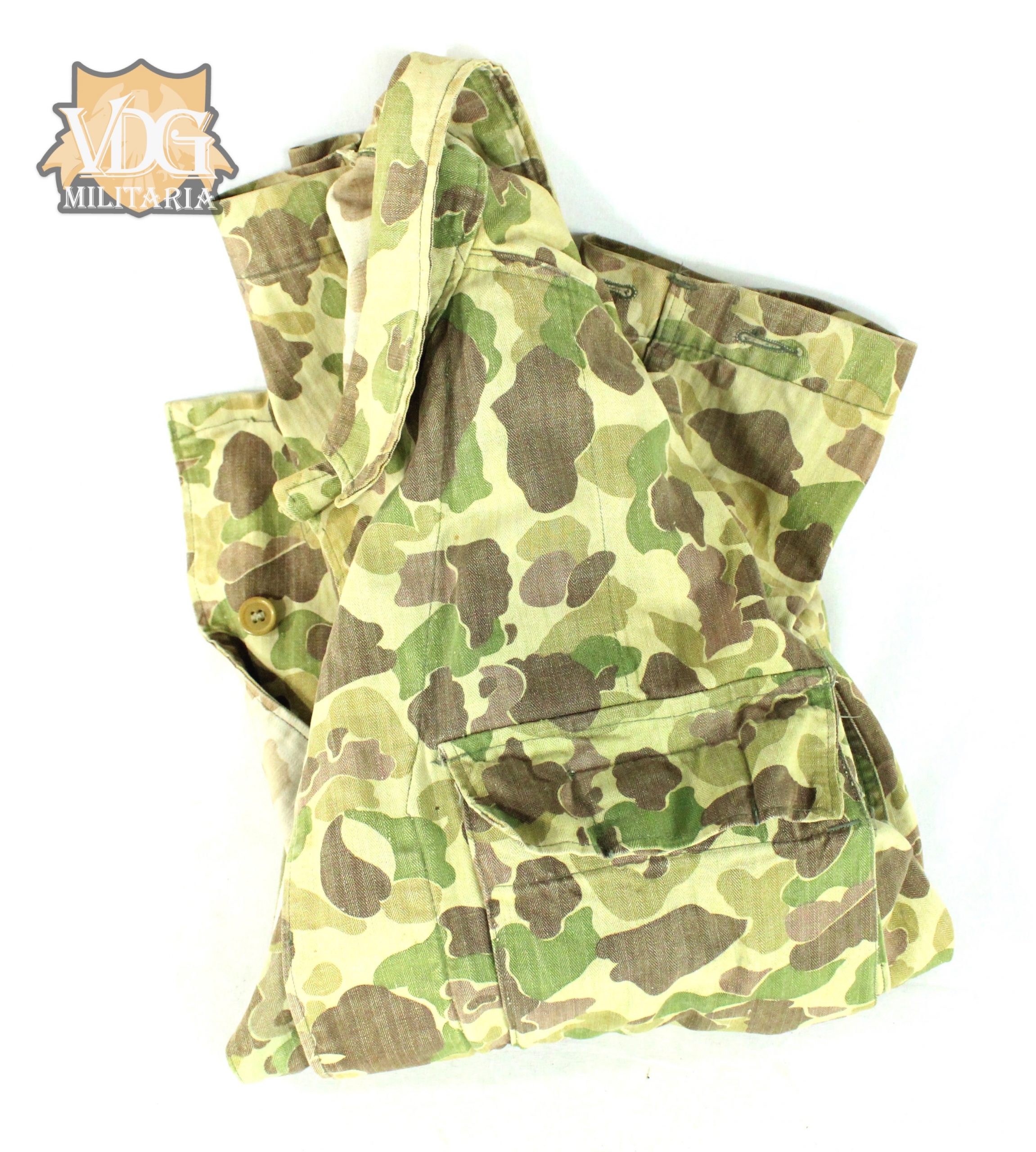 WW2 US Army Camouflage HBT Jacket - Image 14