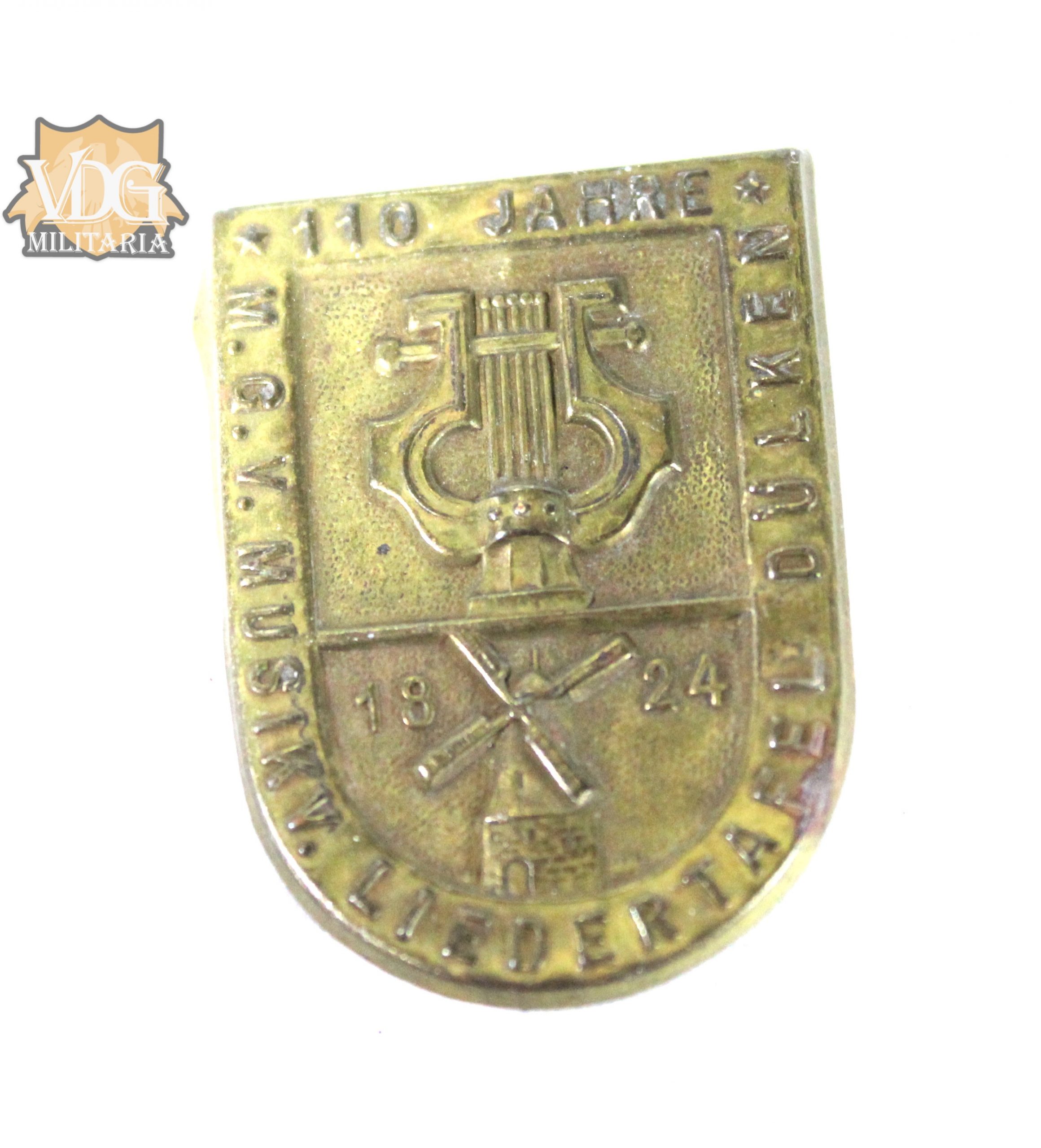 WW2 German 1924 110 Year Tinnie