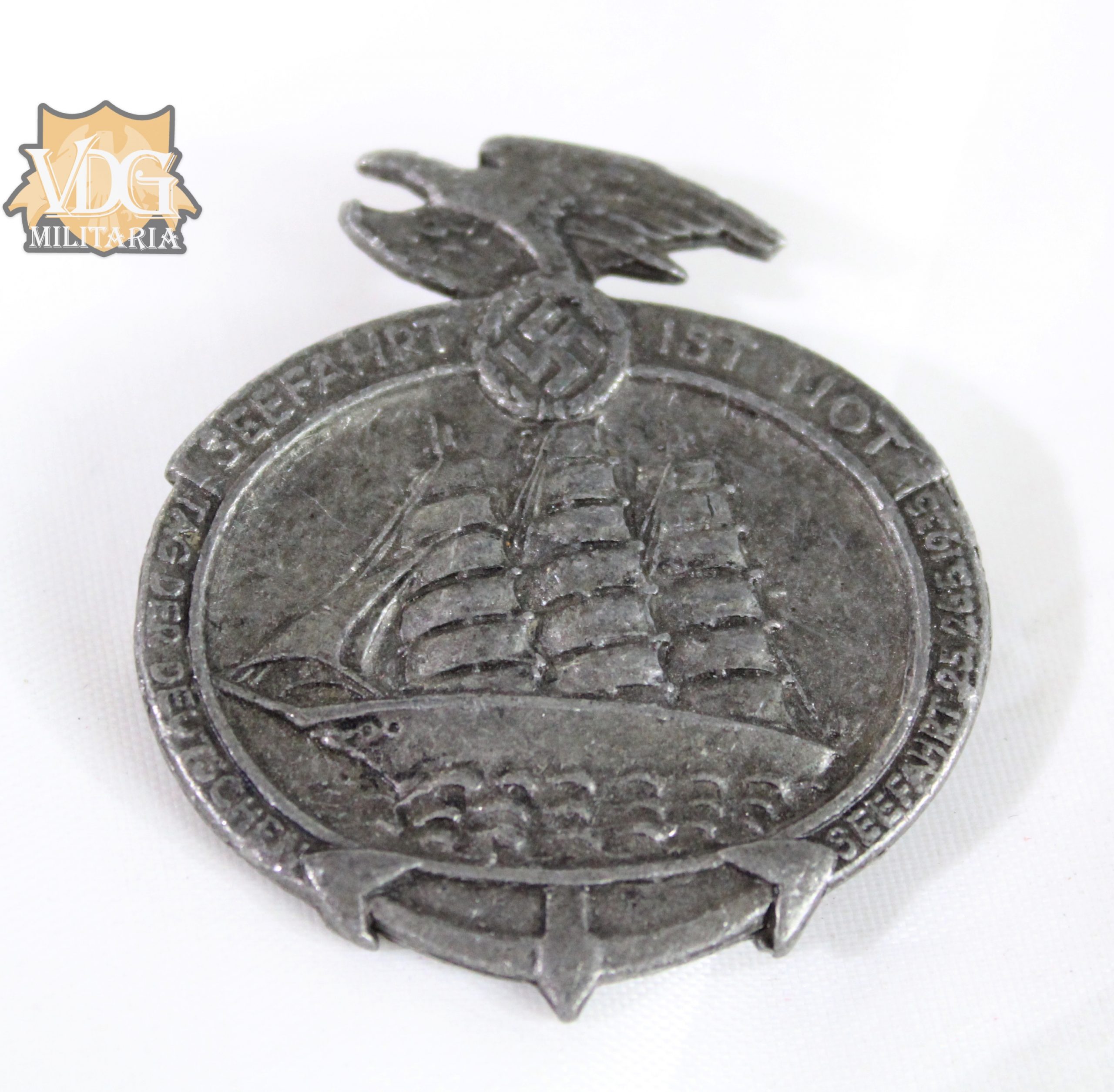 WW2 German "Seefahrt ist not" Tinnie-Paul Schulze & Co