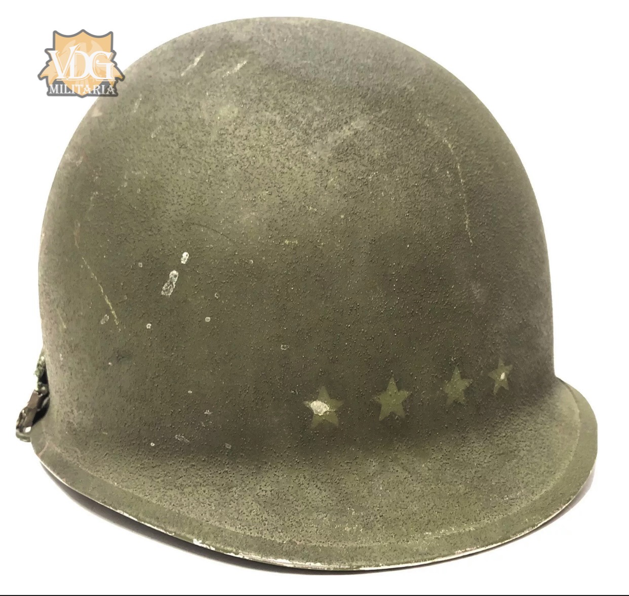 US 4 Star General Painted M1 Helmet Vietnam War Era