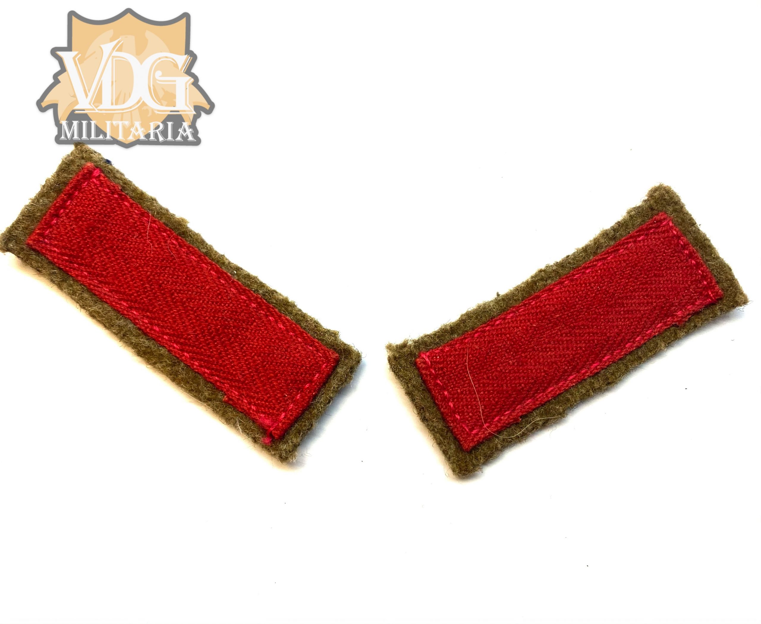 WW2 Japanese Army IJA Enlisted Collar Tab Set
