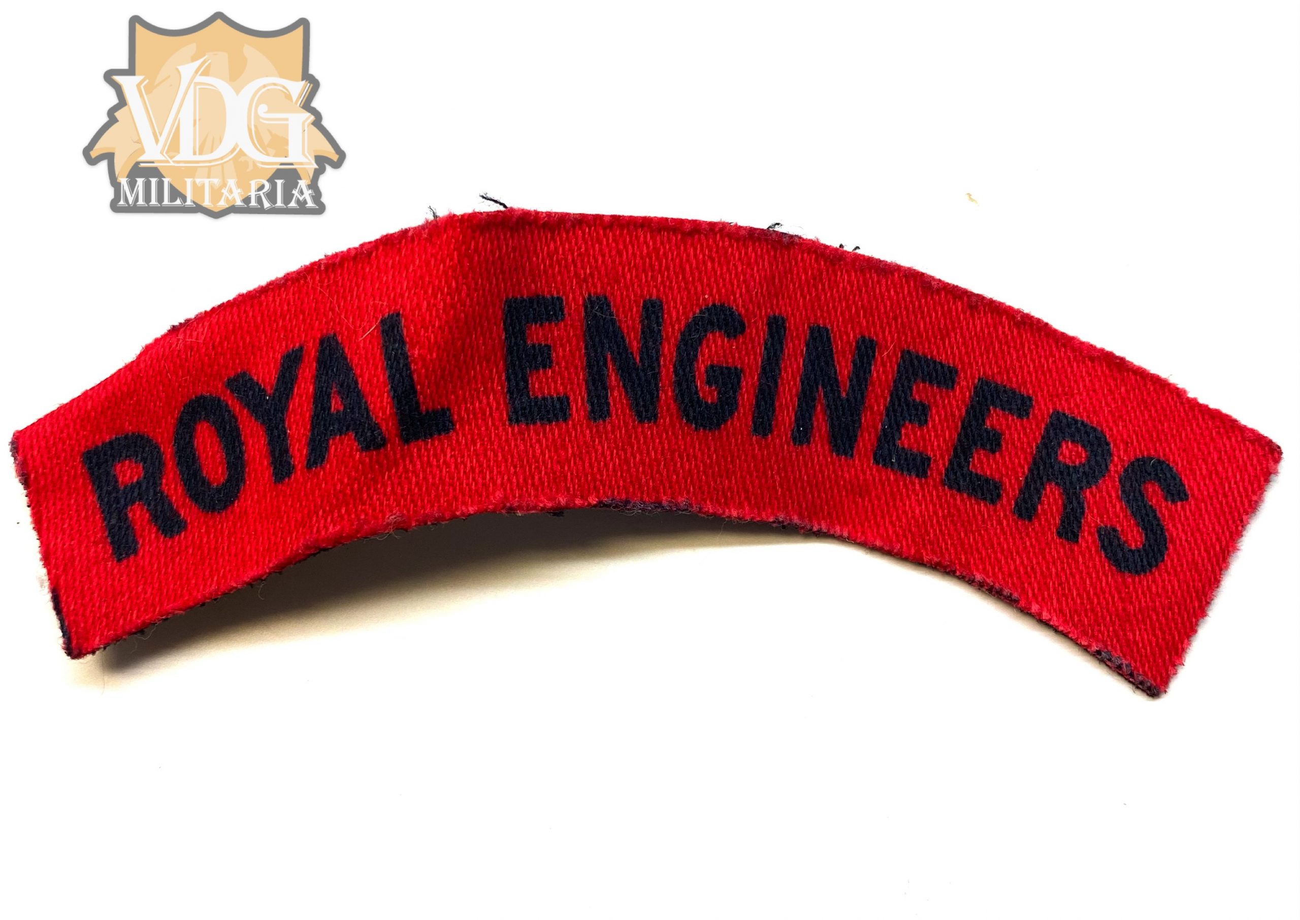 WW2 British Royal Engineers Cloth Shoulder Title