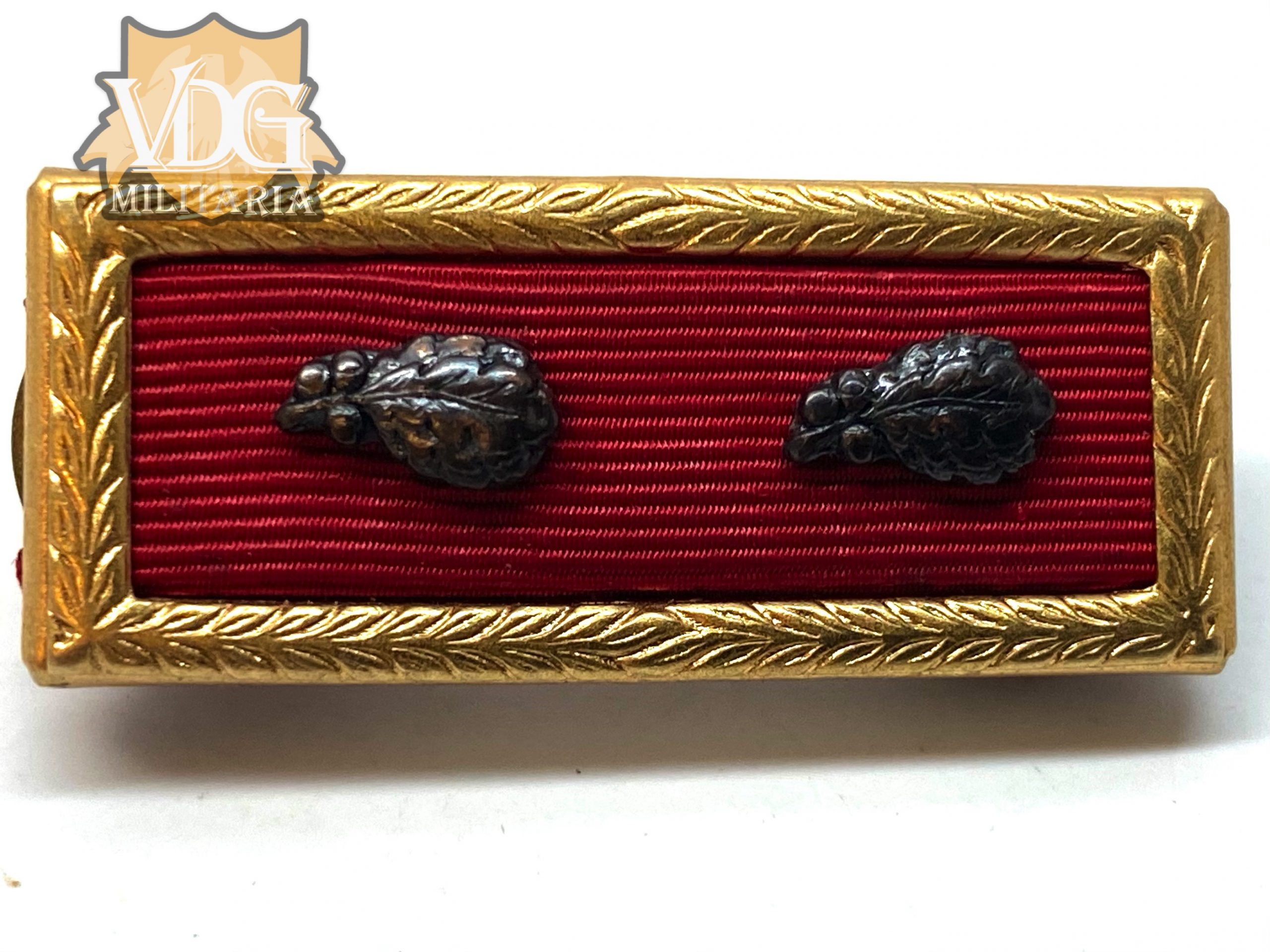 US Army Meritorious Unit Citation Ribbon with 2 Oak Leaf Clusters