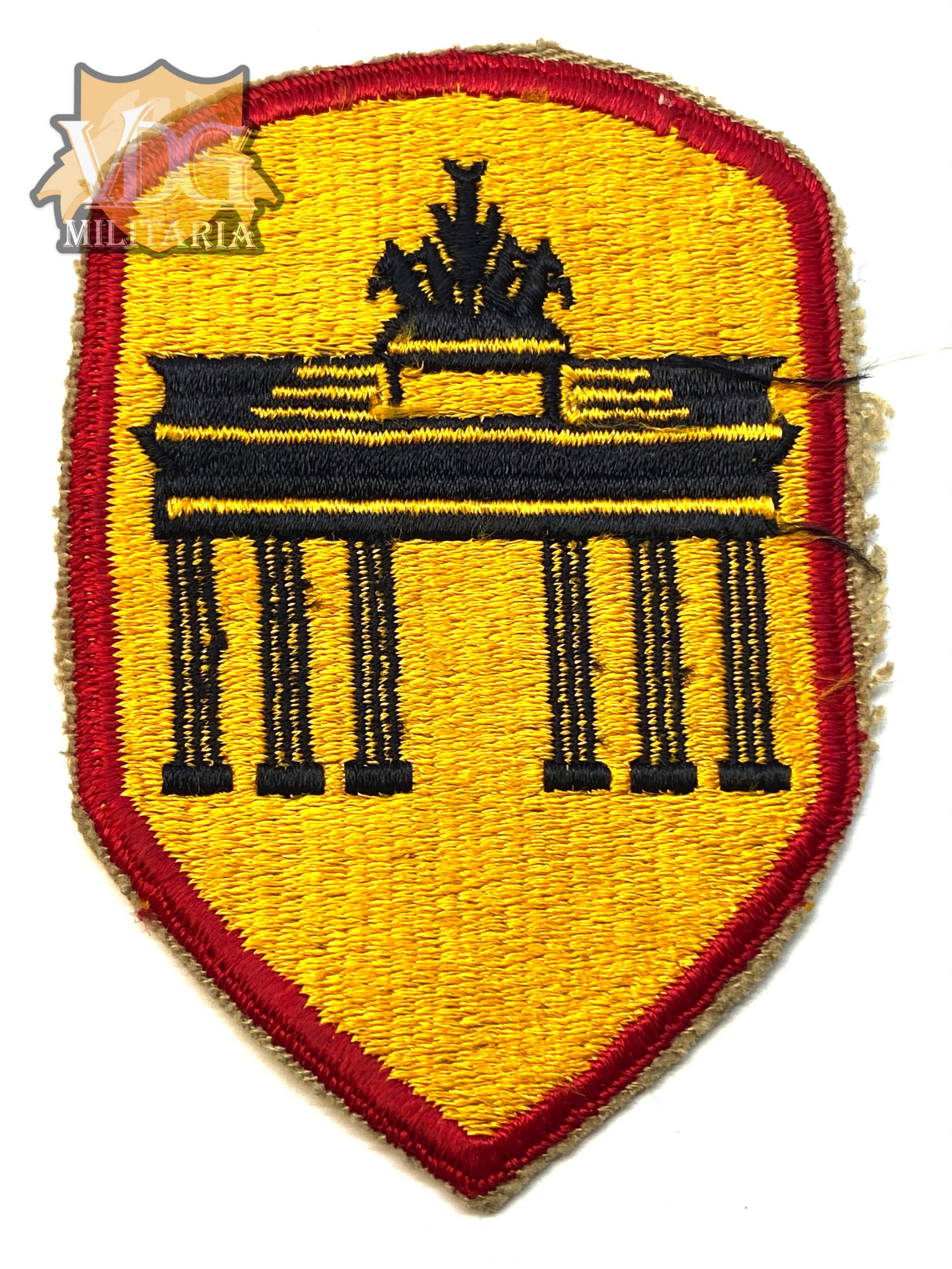 WW2 Occupation US Army West Berlin District Brandenburg Gate Patch SSI