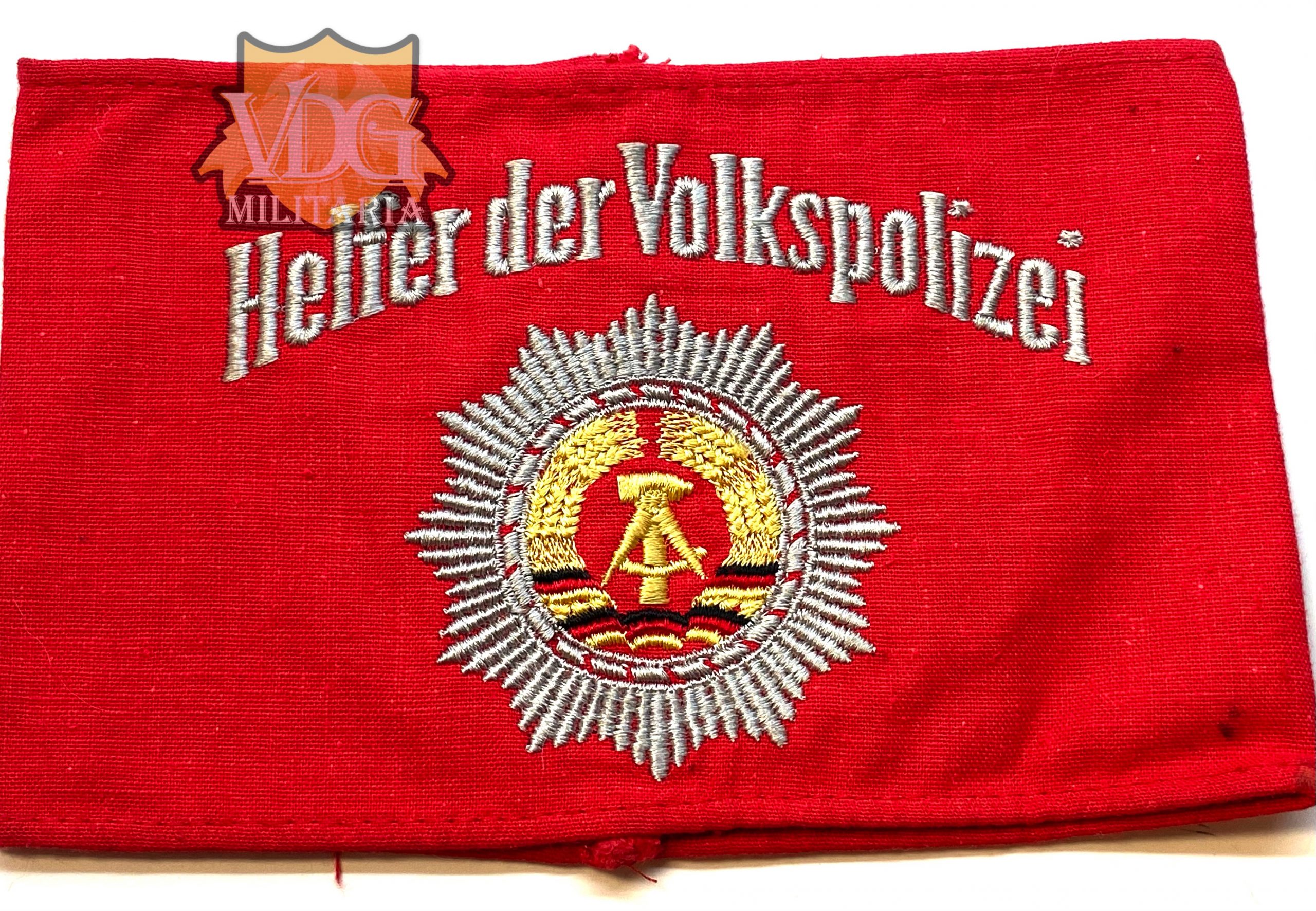 Cold War Era East German Helfer Der Volkspolizei Armband