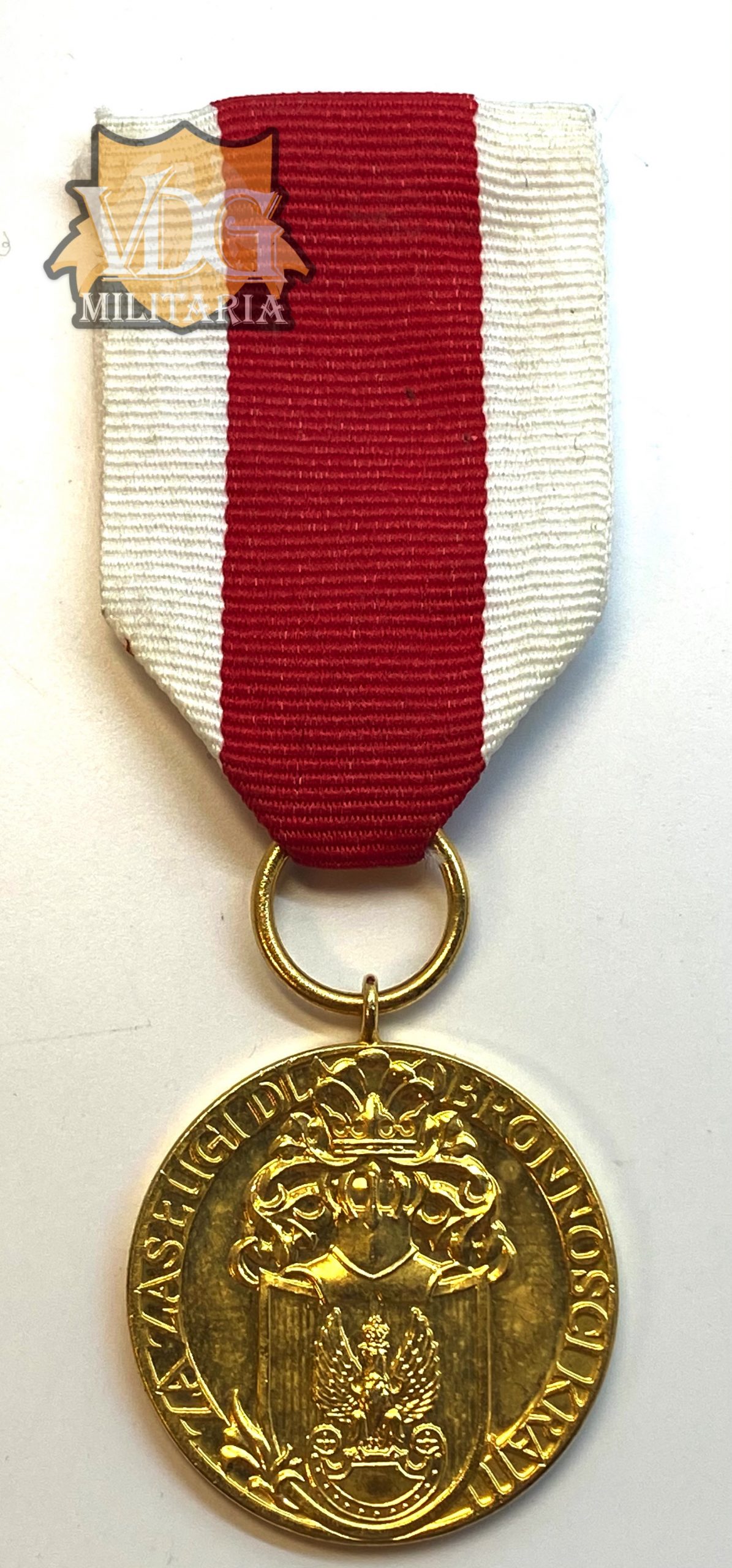 Polish Medal of Merit for National Defense Gold 1st Class (Medal Za Zasługi dla Obronności Kraju)
