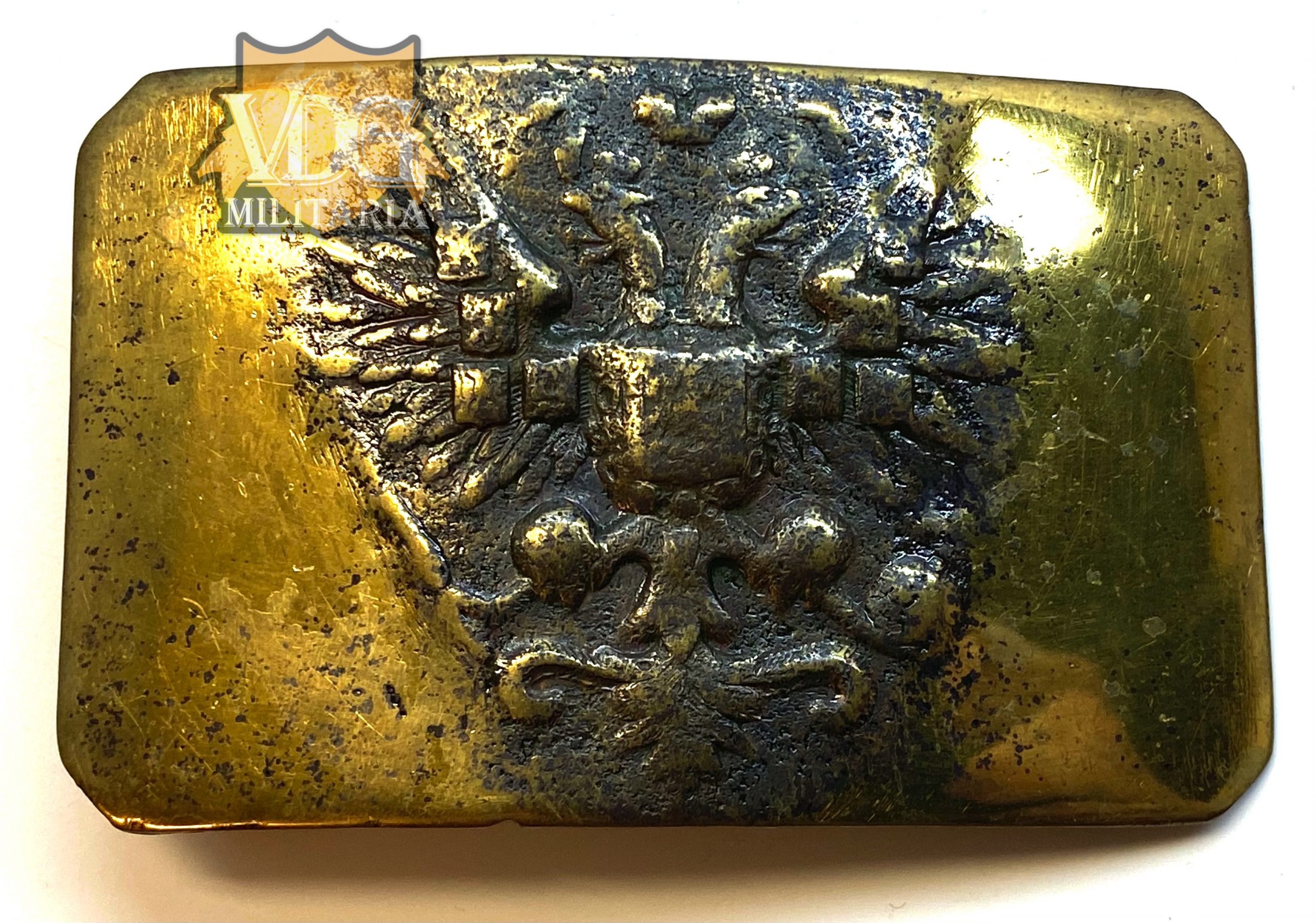 WW1 Original Imperial Russian Empire Infantry Troop Belt Buckle Relic