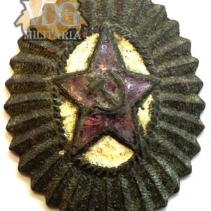 WW2 Soviet Relic Red Star Visor Insignia