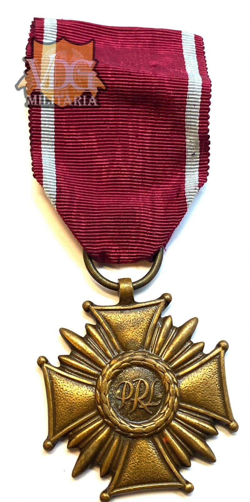 Polish Krzyz Zaslugi The Cross of Merit Medal in Bronze