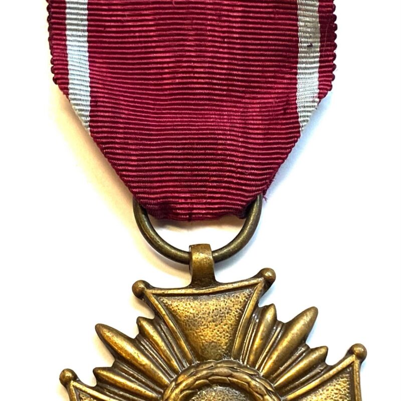 Polish Krzyz Zaslugi The Cross of Merit Medal in Bronze