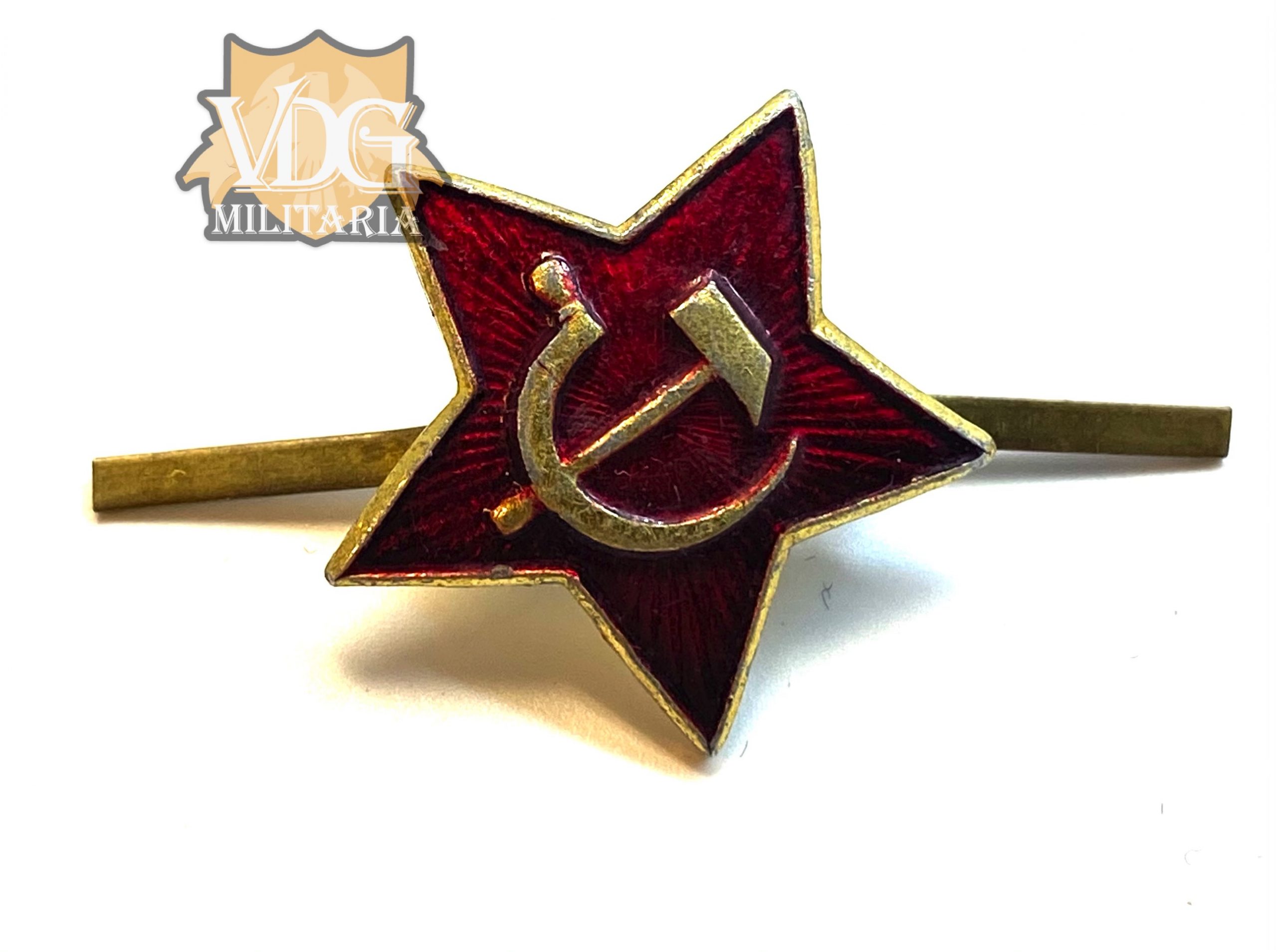 Cold War Soviet Visor Cap Star Insignia