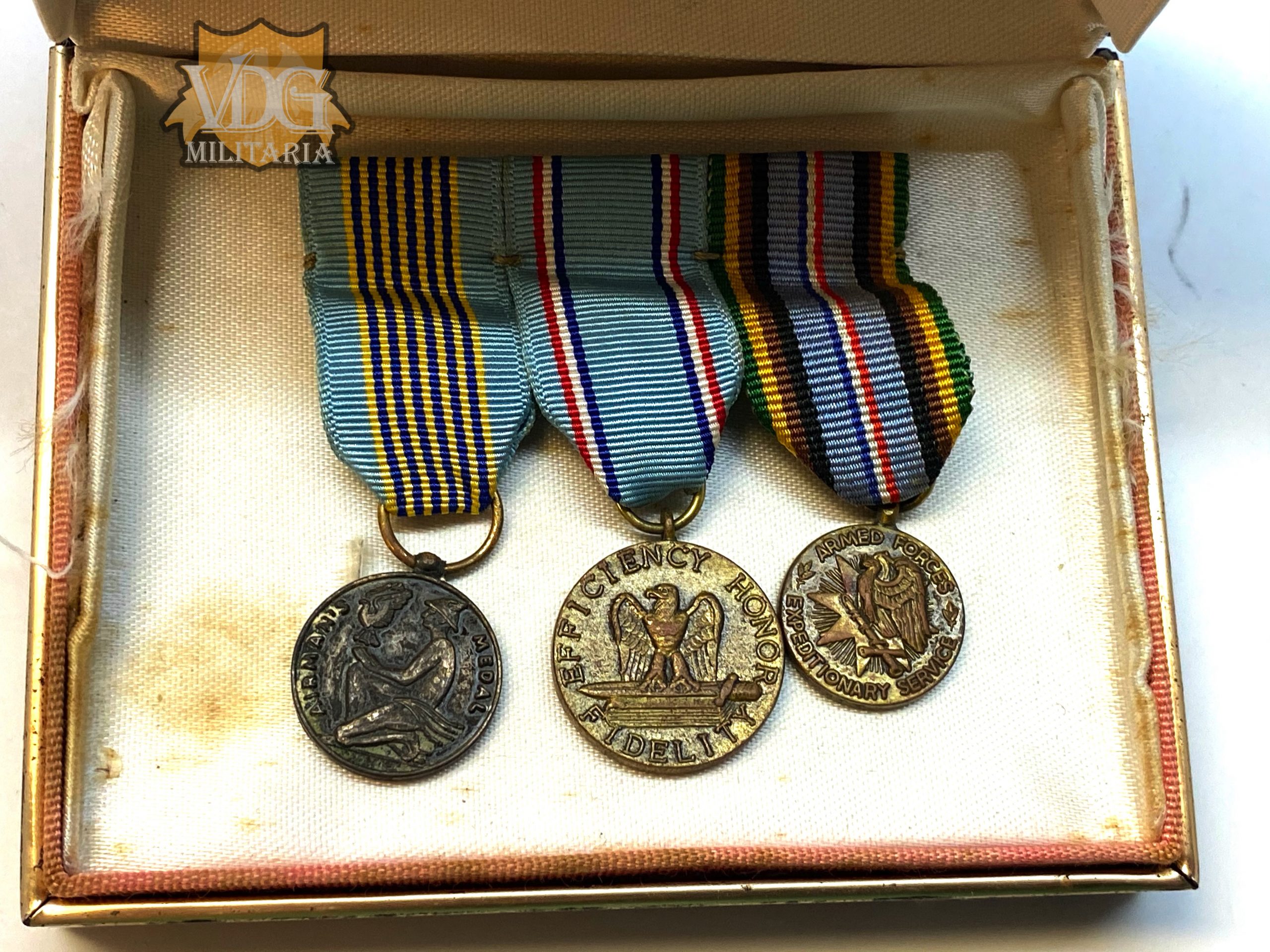 Vietnam War Era US Air Force Mini Medal Bar