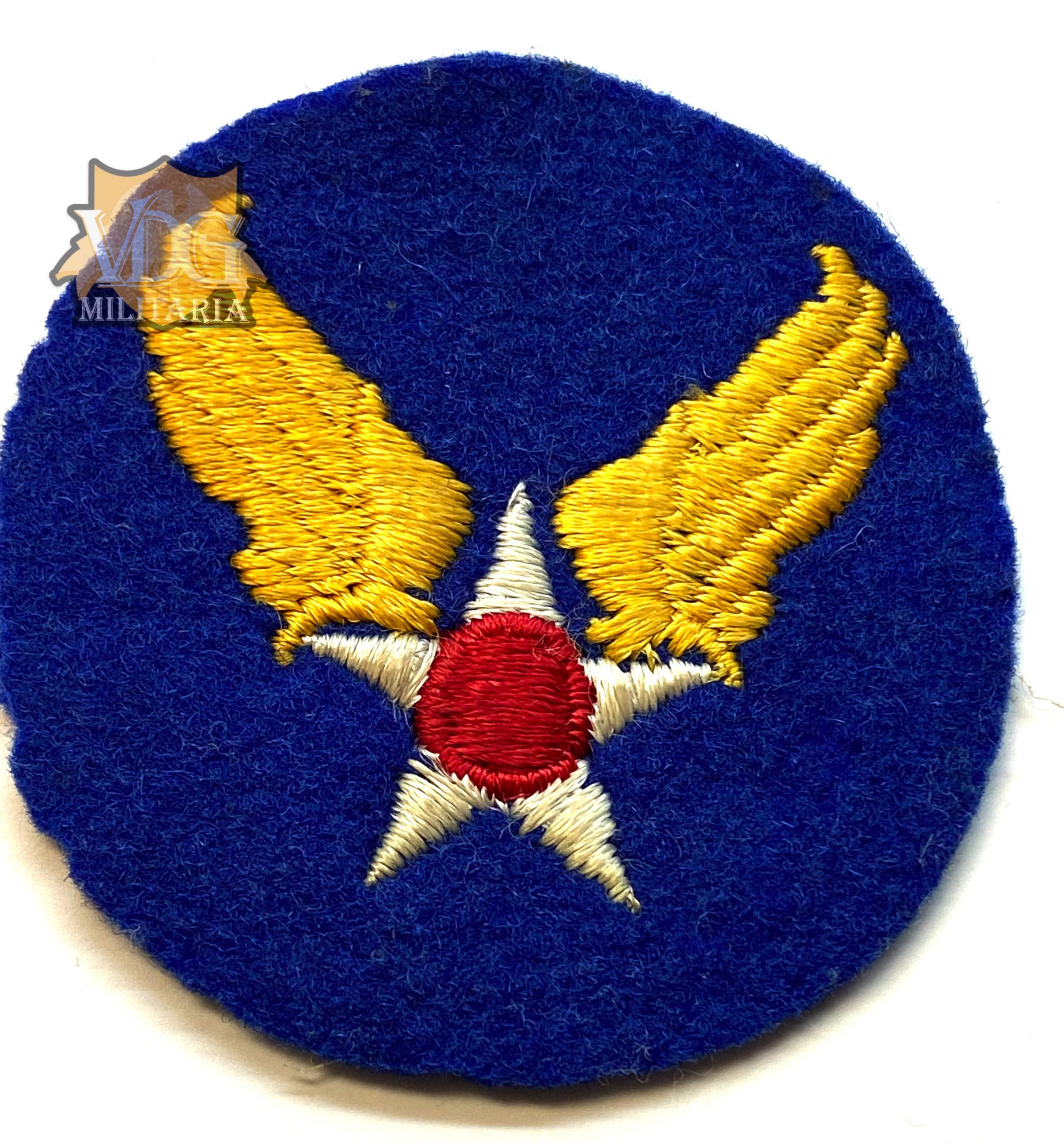 WW2 US Army Air Force British Made Felt Patch SSI