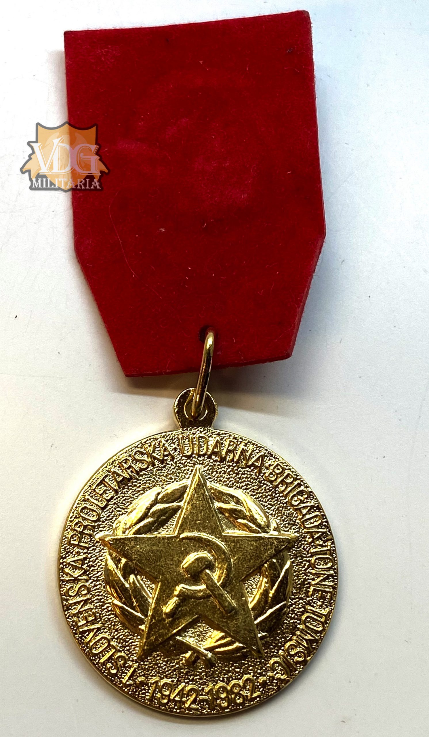 Slovenian Communist 1942-1982 Medal