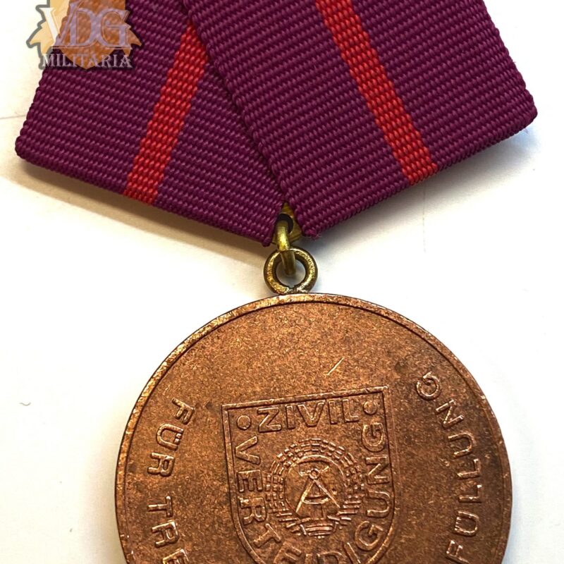 East German Medal for Faithful Fulfillment of Duties in the Civil Defense of the DDR