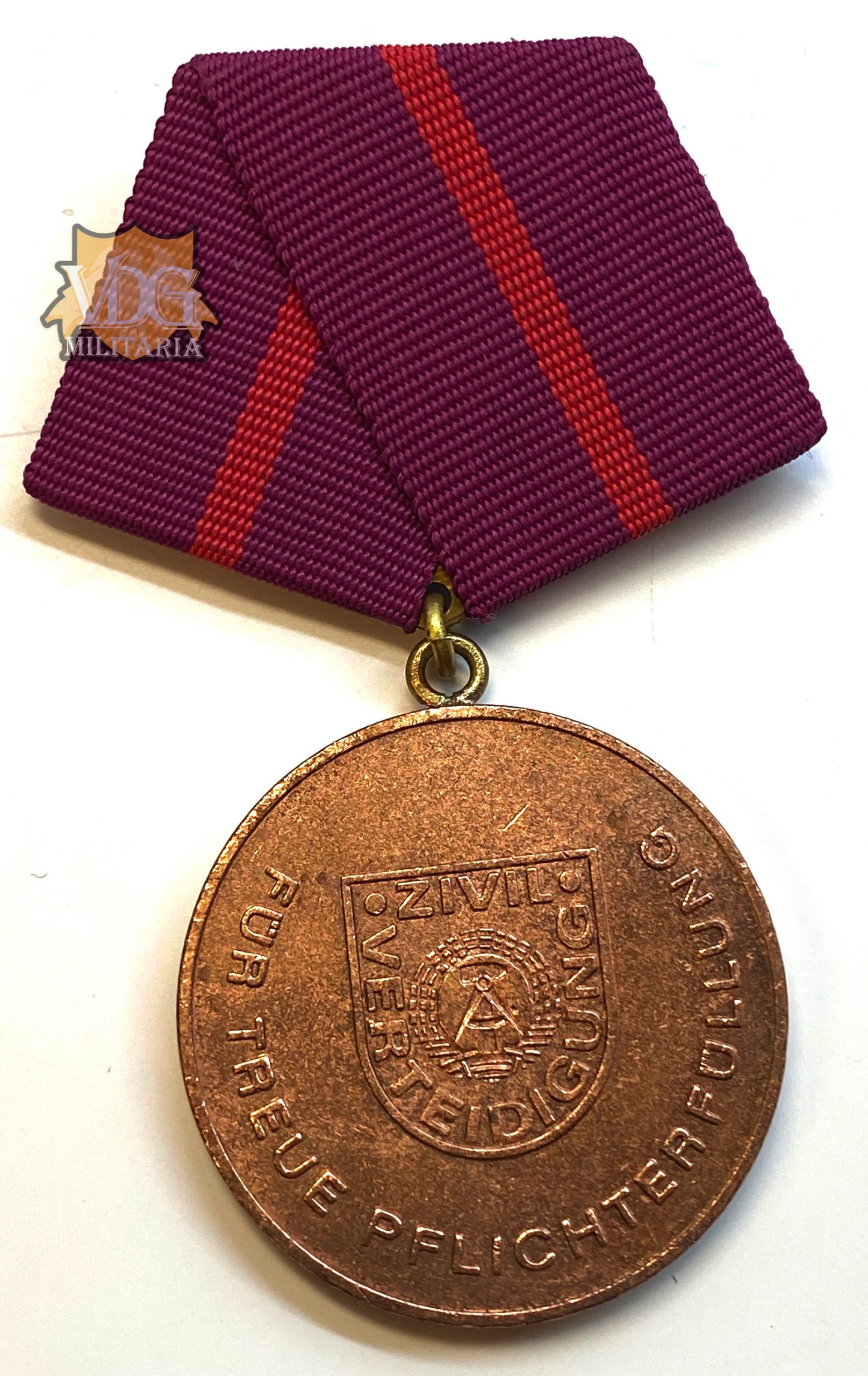 East German Medal for Faithful Fulfillment of Duties in the Civil Defense of the DDR