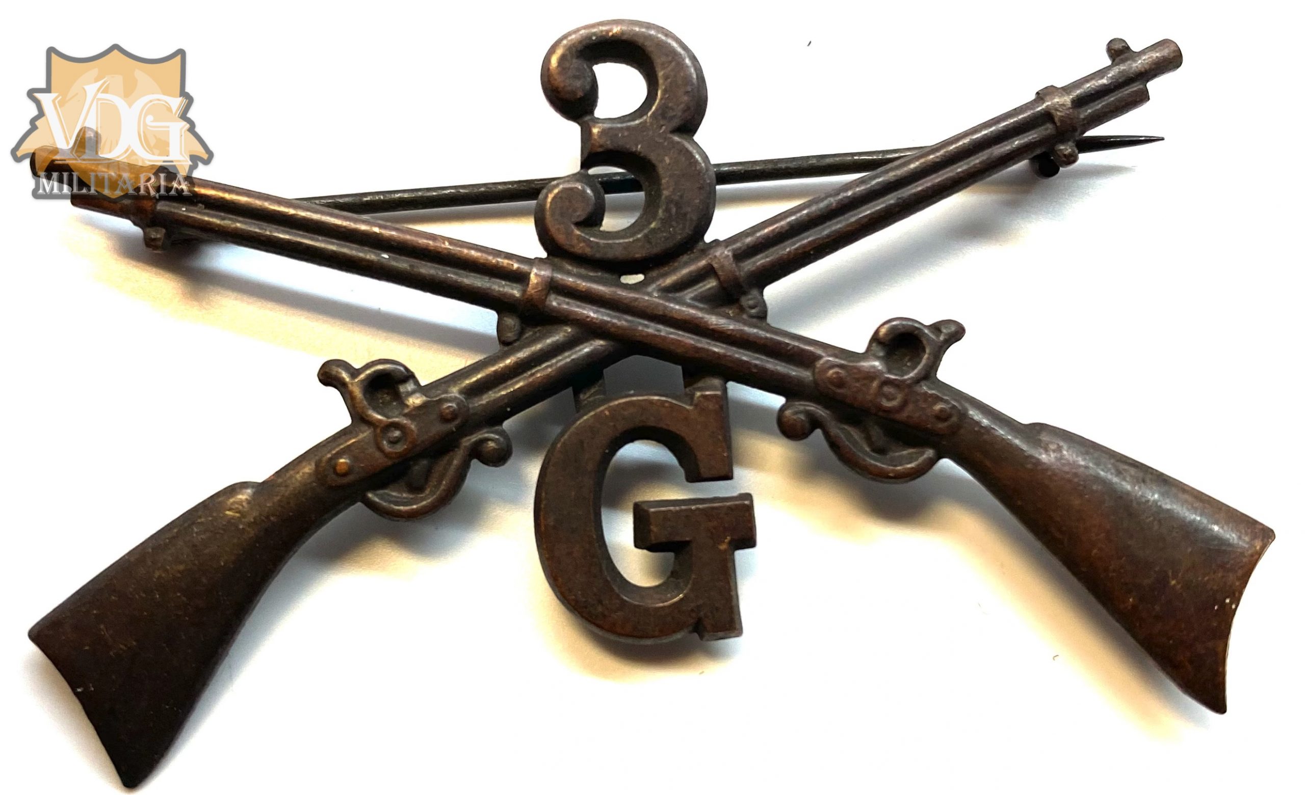 US Spanish American War 2nd Infantry, Company "G" Badge