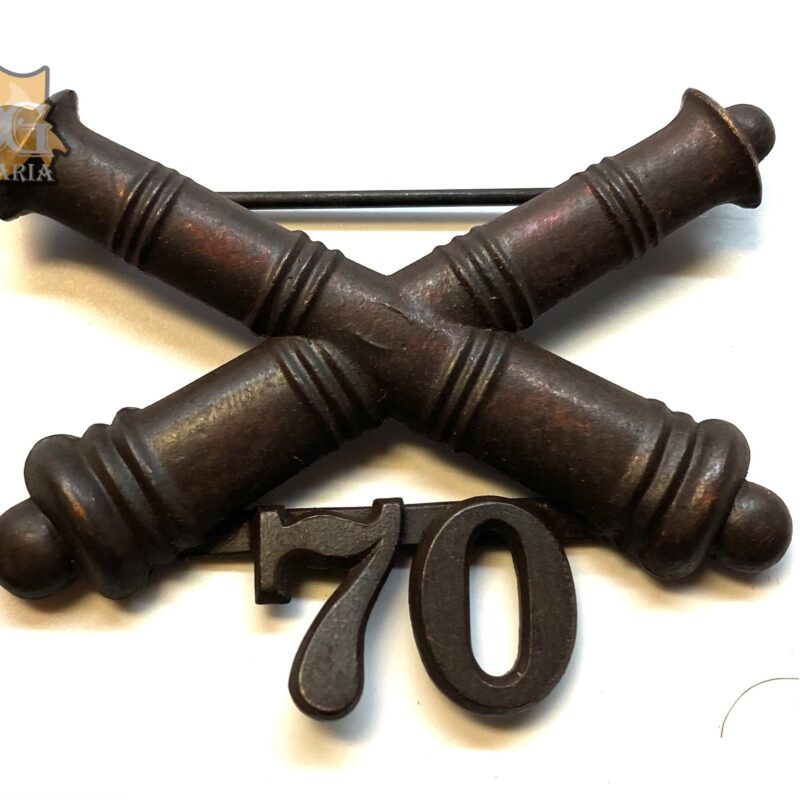 US Spanish American War Era 70th Artillery Pin Badge