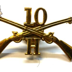 US Spanish American War 10th Infantry, Company "H" Screwback Badge