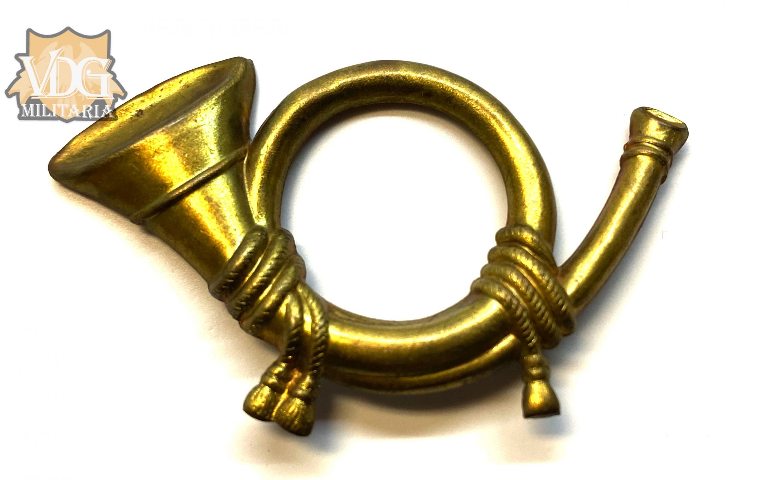 US Army Indian Wars/Spanish American War Era Infantry Bugle Cap Badge