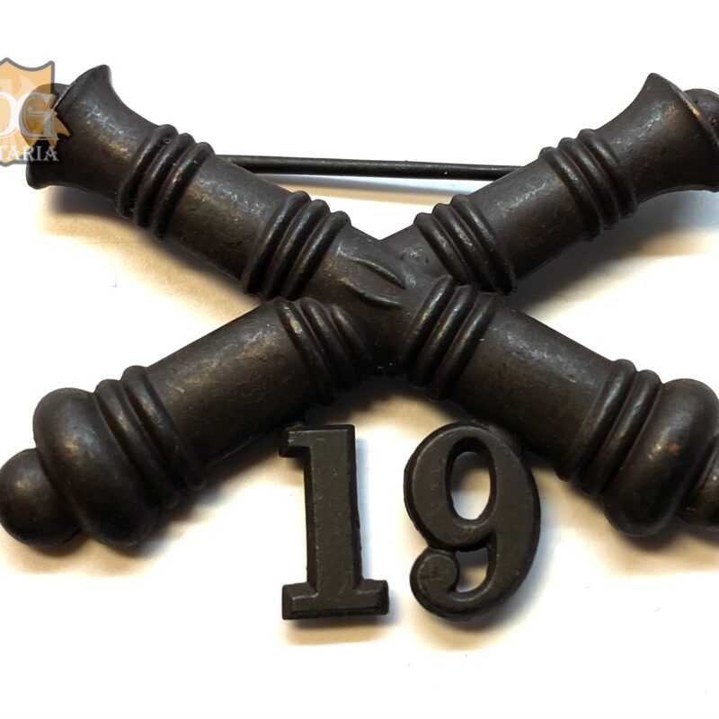 US Spanish American War Era 19th Artillery Pin Badge