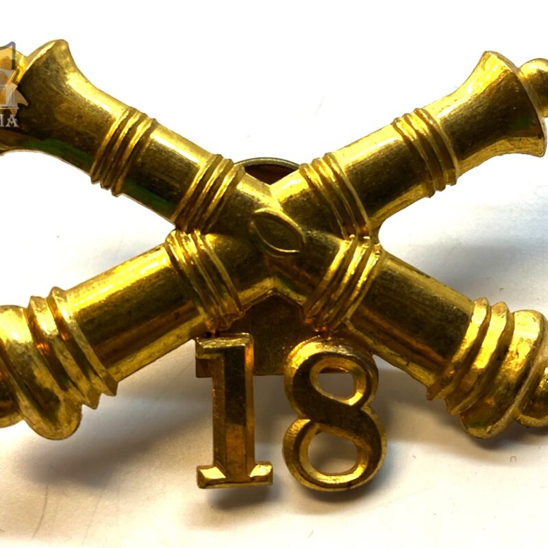 US Spanish American War Era 18th Artillery Pin Badge