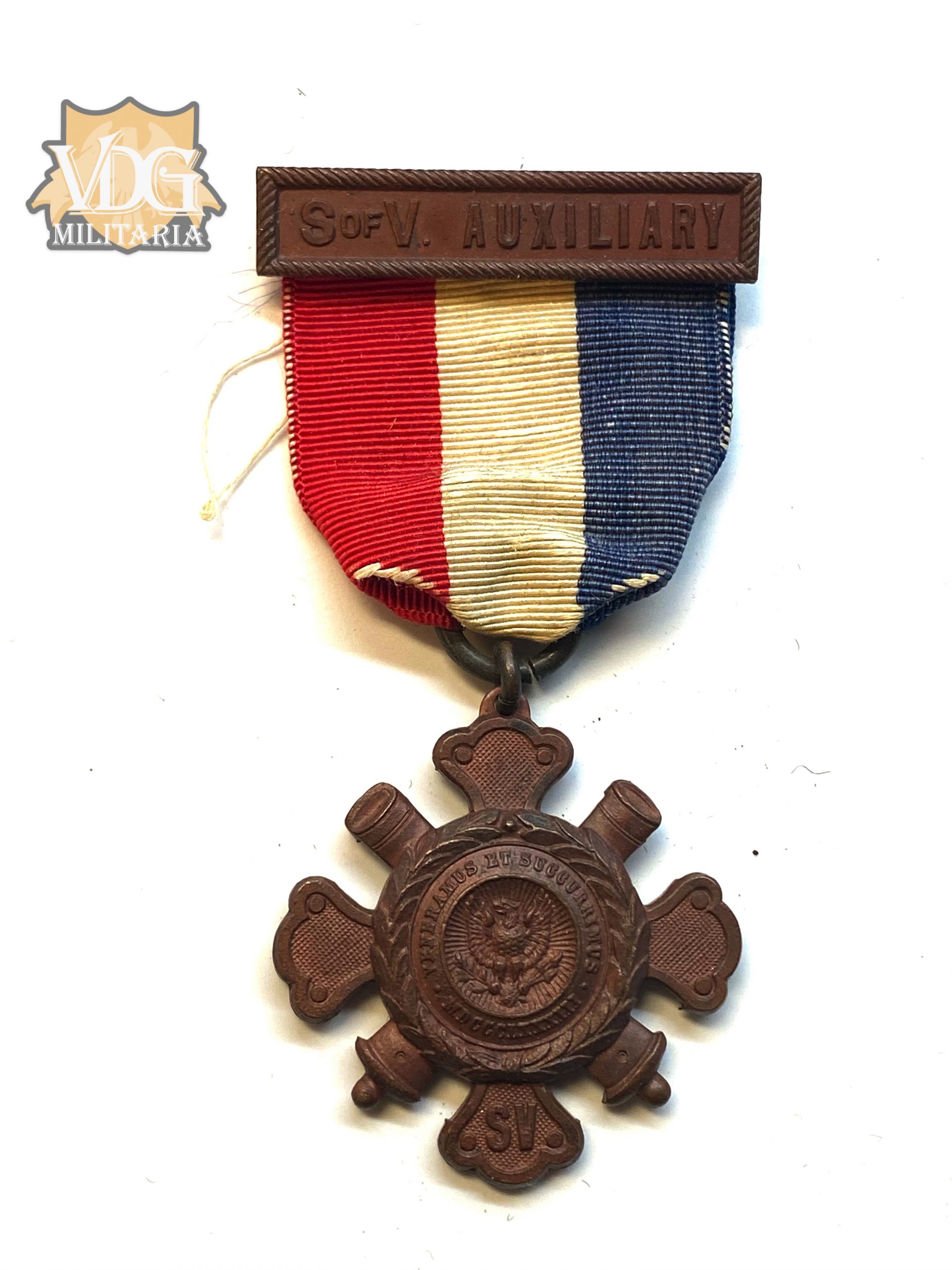 S. of V. Auxiliary Medal -JK Davison Philadelphia