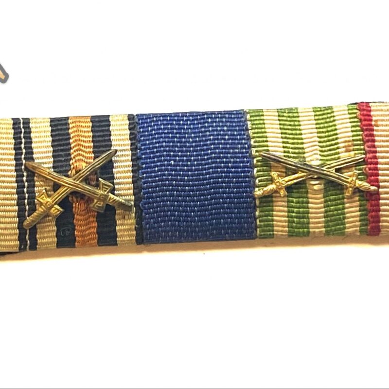 WW1 German Saxon 5 Place Ribbon Bar