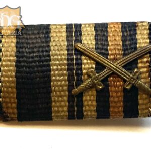 WW1 German Ribbon Bar-EK2 & Hindenburg Cross