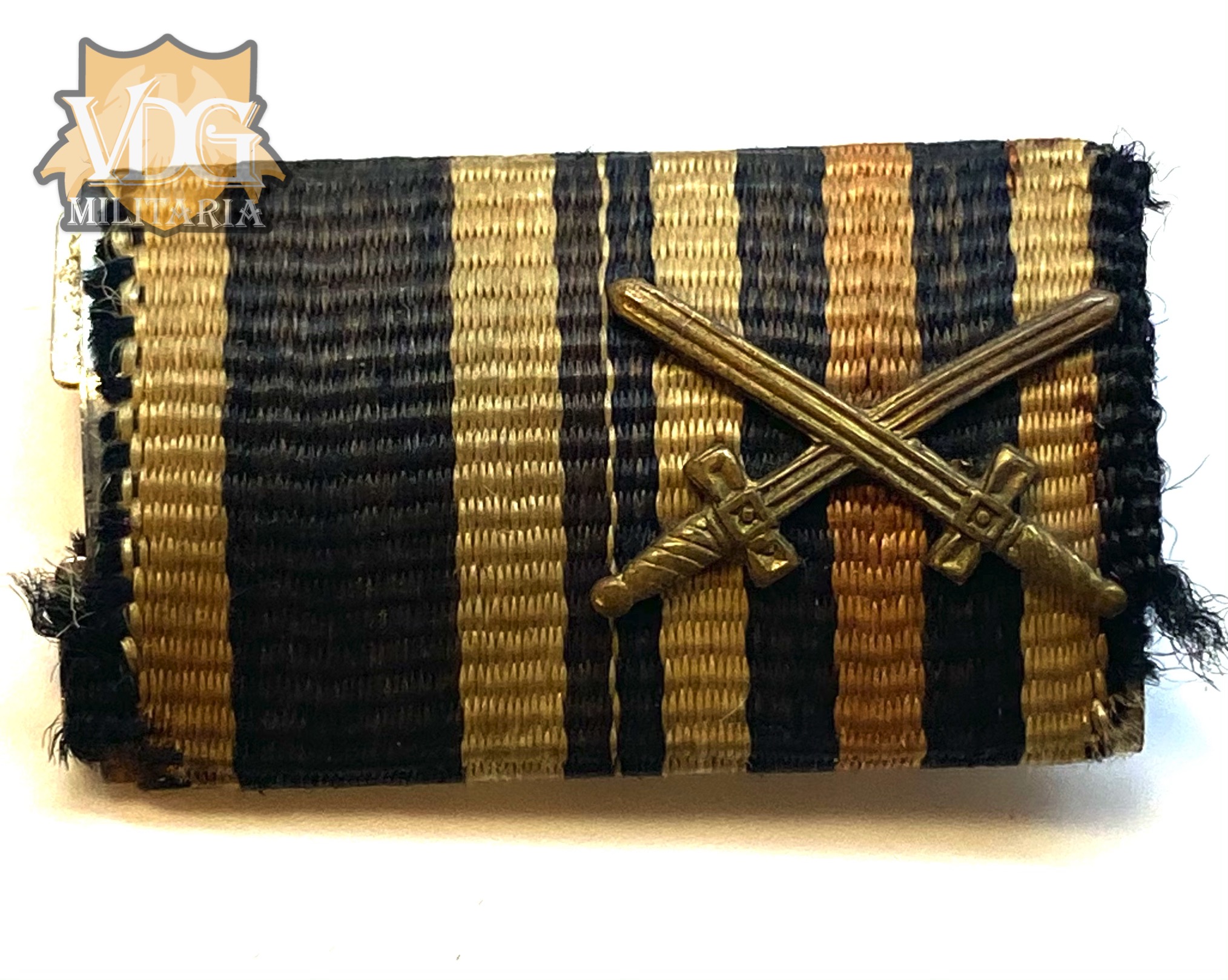 WW1 German Ribbon Bar-EK2 & Hindenburg Cross