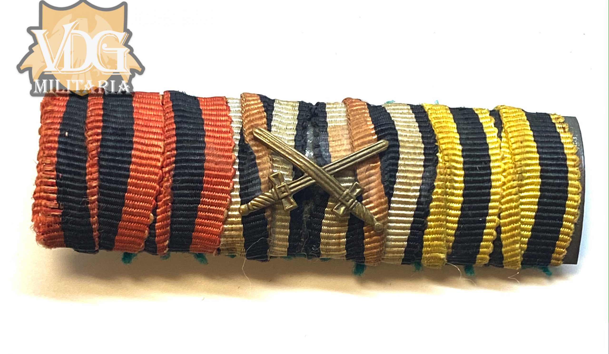 WW1 German Württemberg 3 Place Ribbon Bar