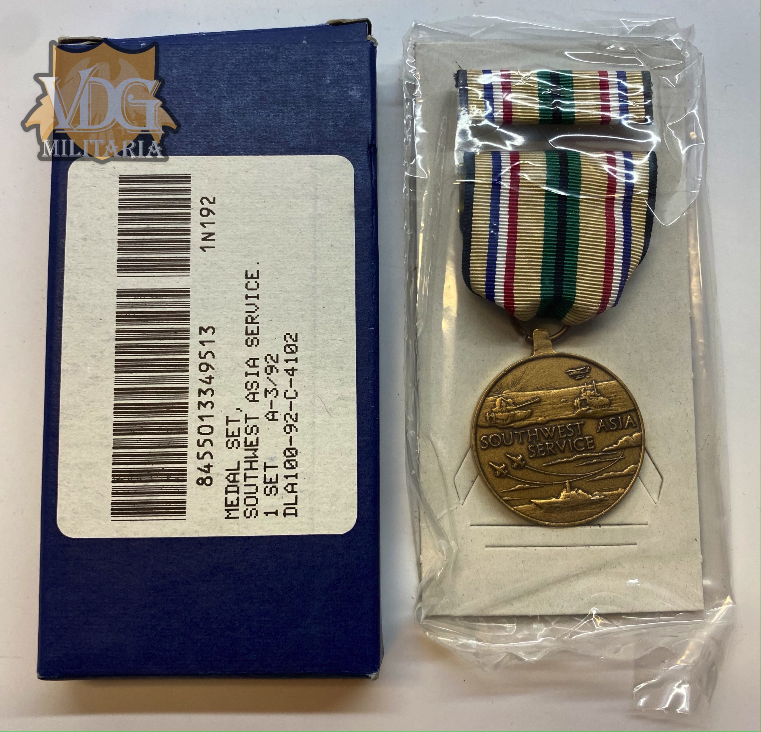 US Southwest Asia Service Medal Set NOS 1992 in Box