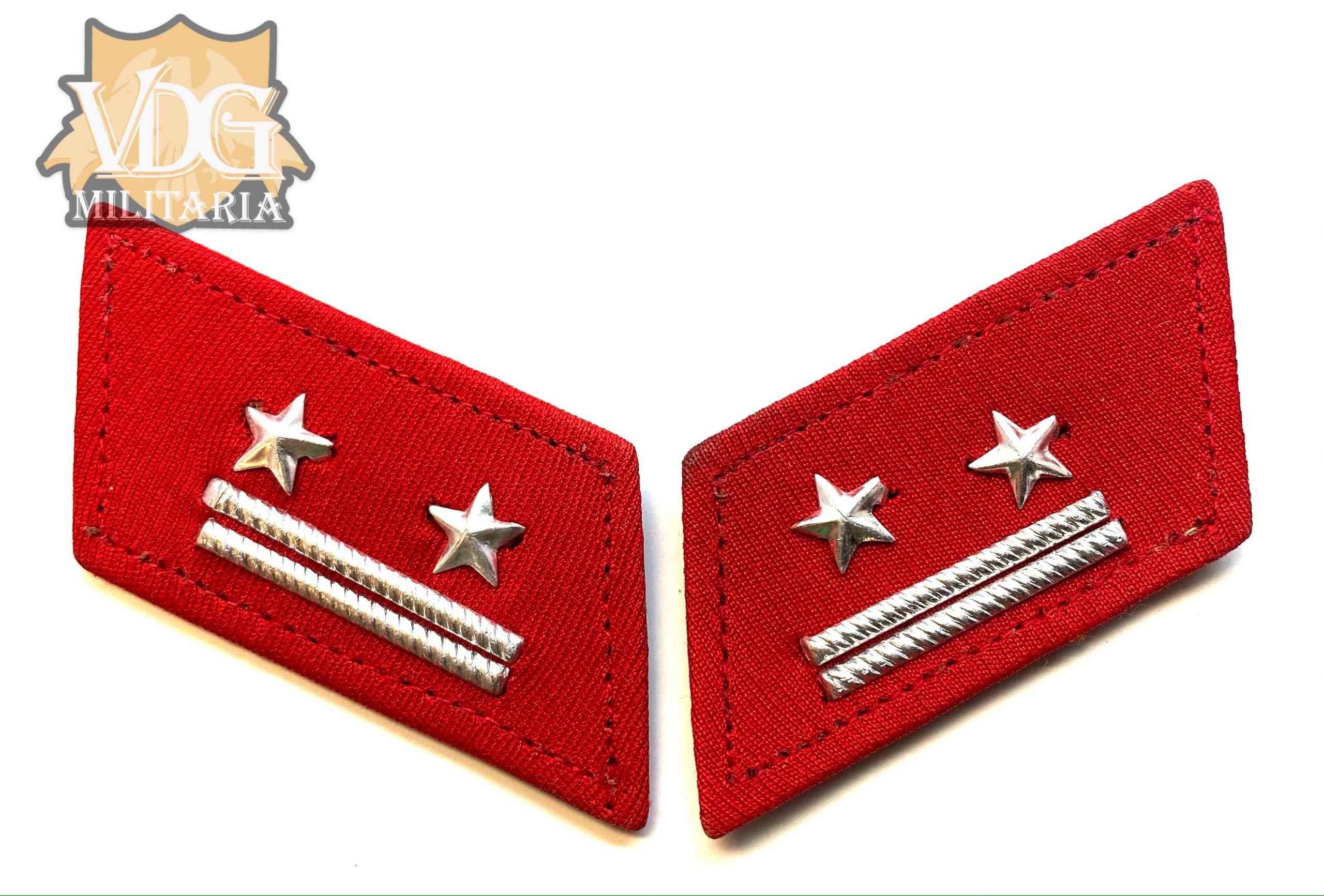 Vietnam War Era NVA Trung tá Lieutenant Colonel (Trung tá) Collar Tab Set