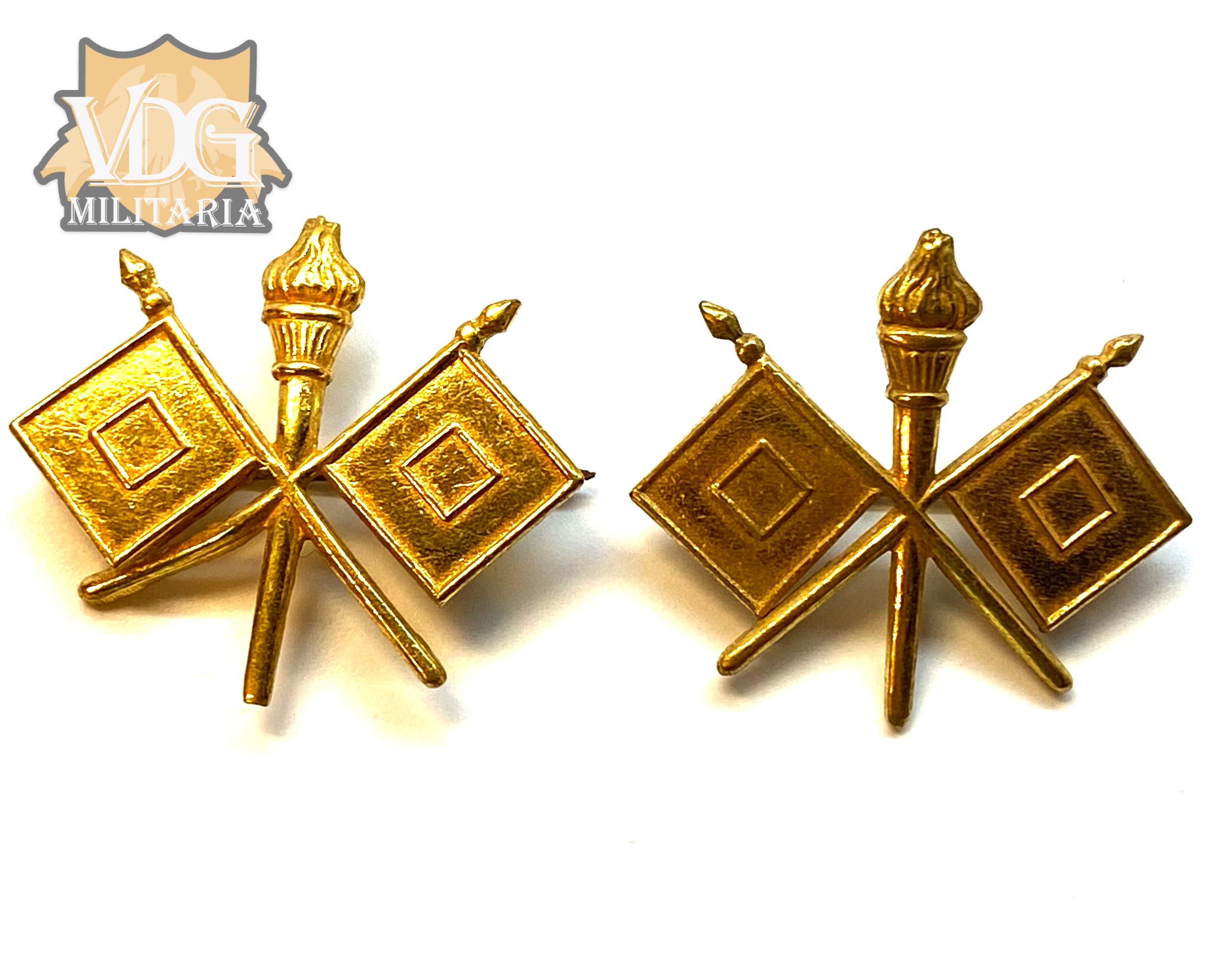 US Spanish American War Era M1898 E.M. Signal Corps Collar Device Set