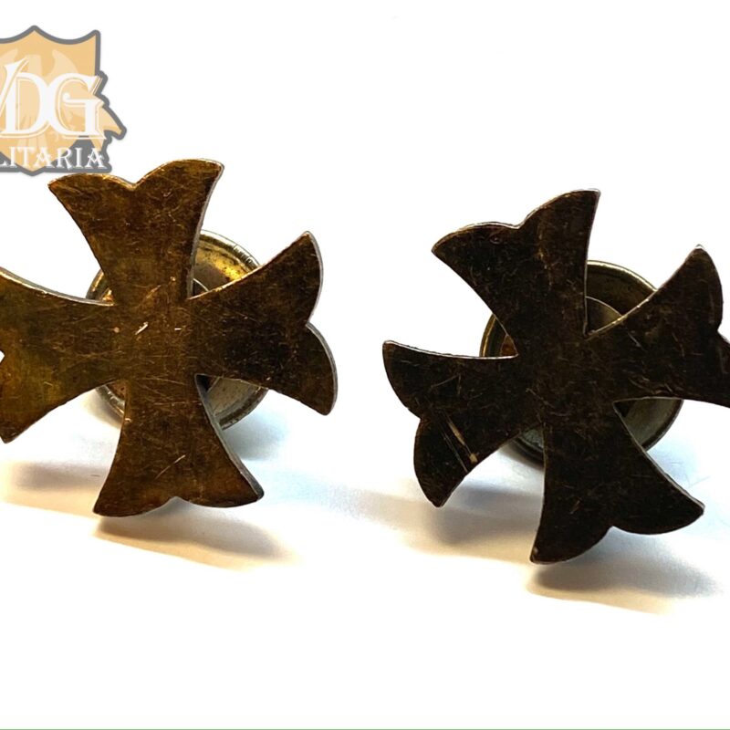 Spanish American War US Army Medical Corp Collar Cross insignia pins 1898-1902