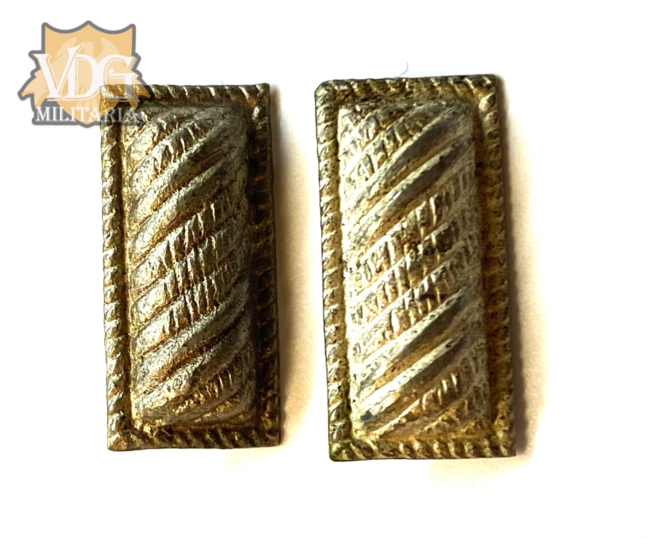 Spanish American War US Small First Lieutenant Bars Pair