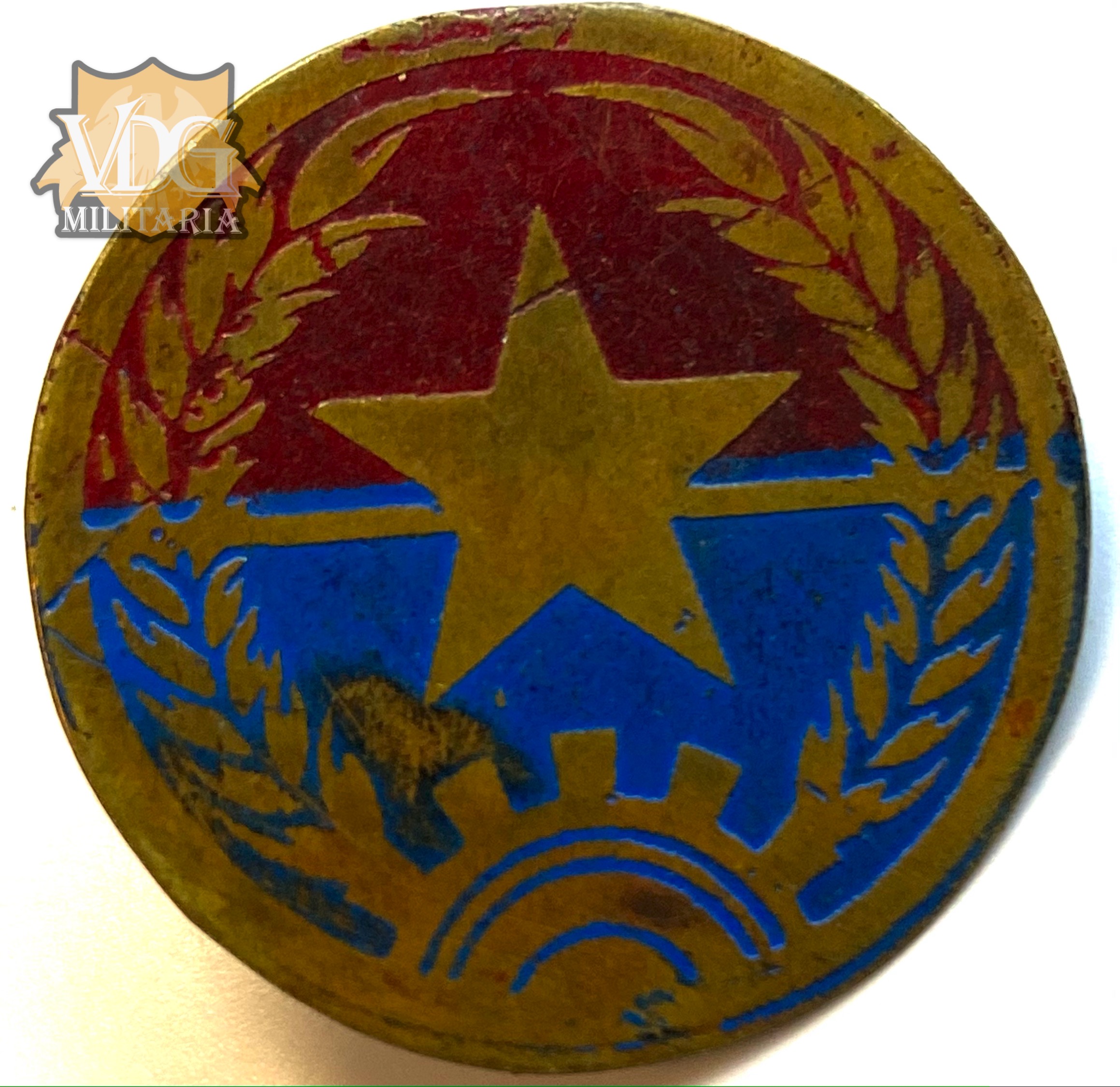 Vietnam War NVA Cap Badge