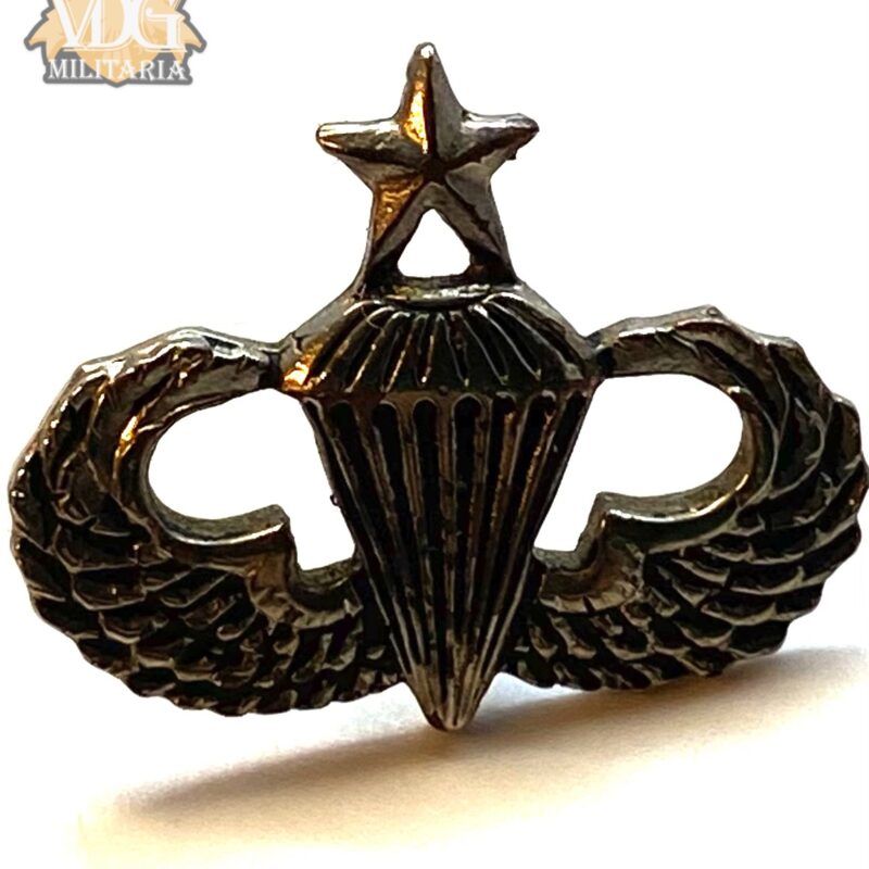 US Army Senior Parachutist Mini Wings Badge-Clutch Back