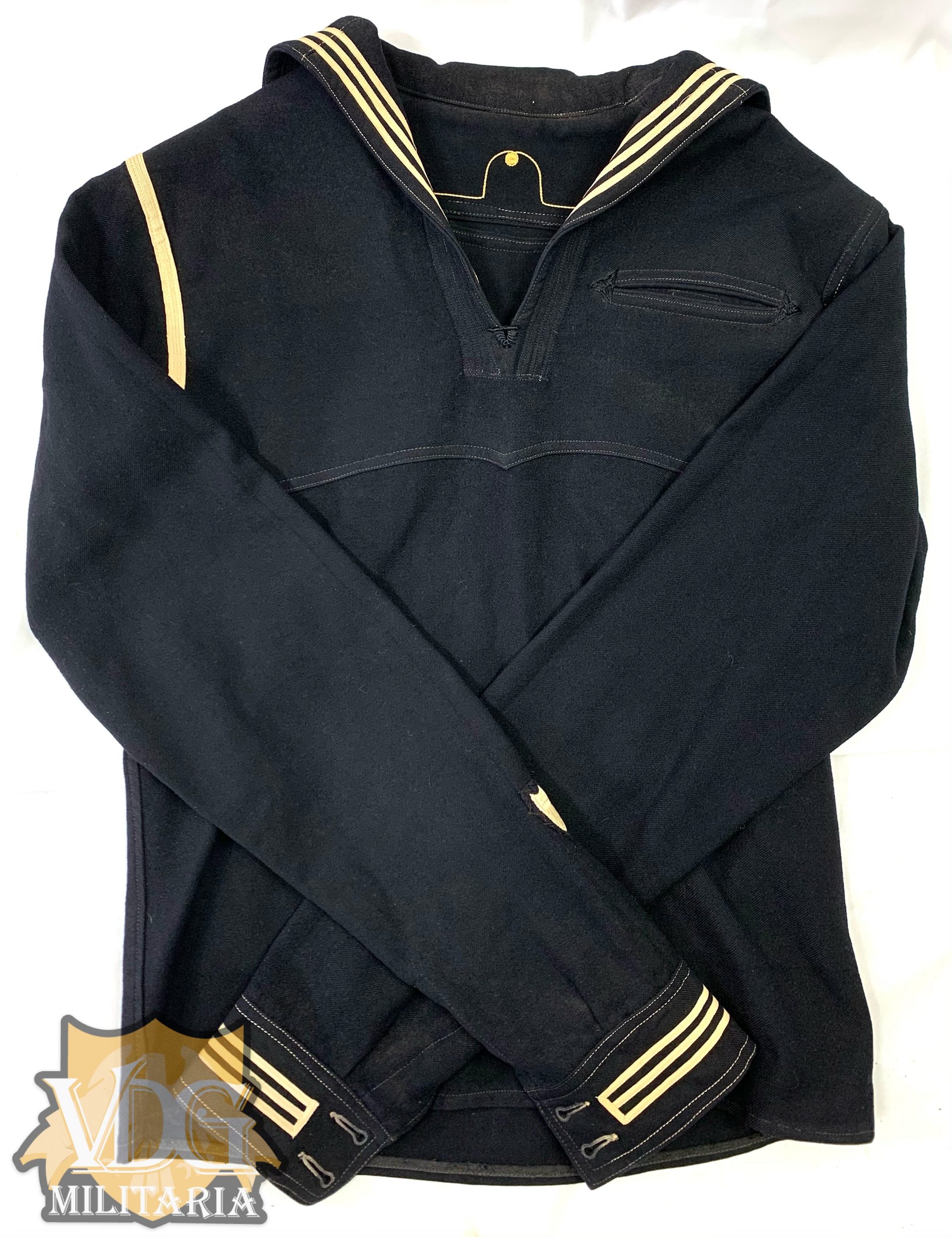 WW2 Era US Coast Guard Seaman, Second Clas Blue Wool Jumper