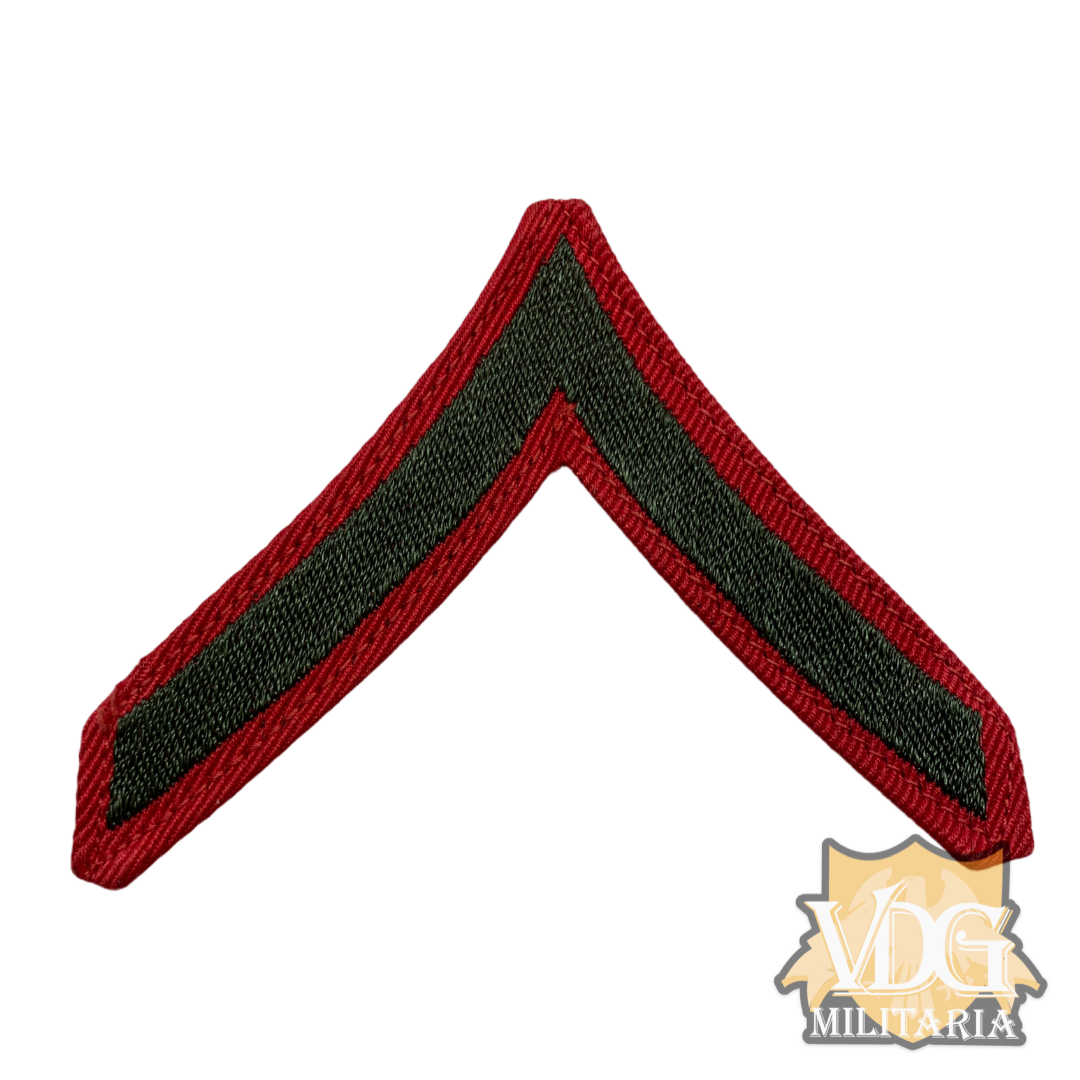 WW2 Era USMC PFC Rank Insignia Chevron
